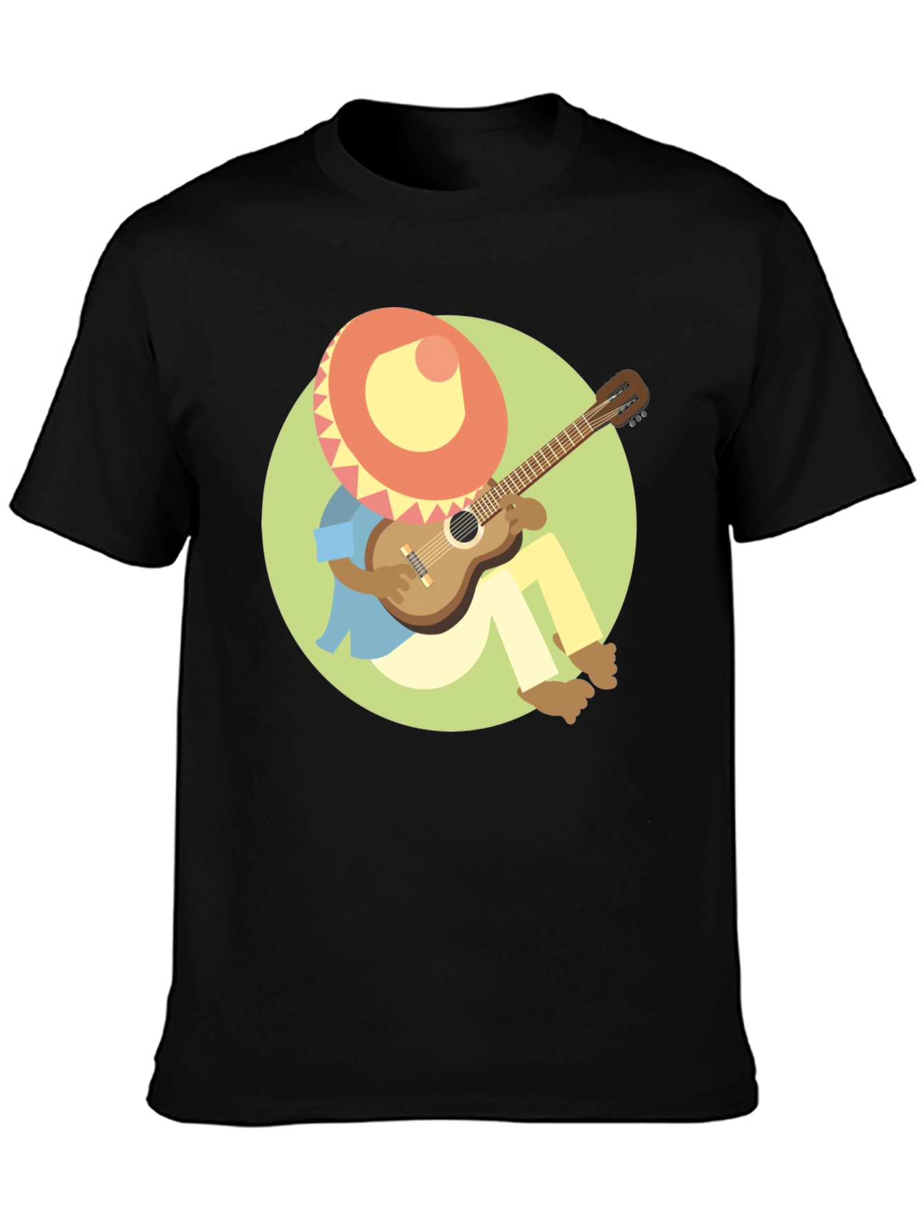 Mariachi Guitar Player Graphic Tee