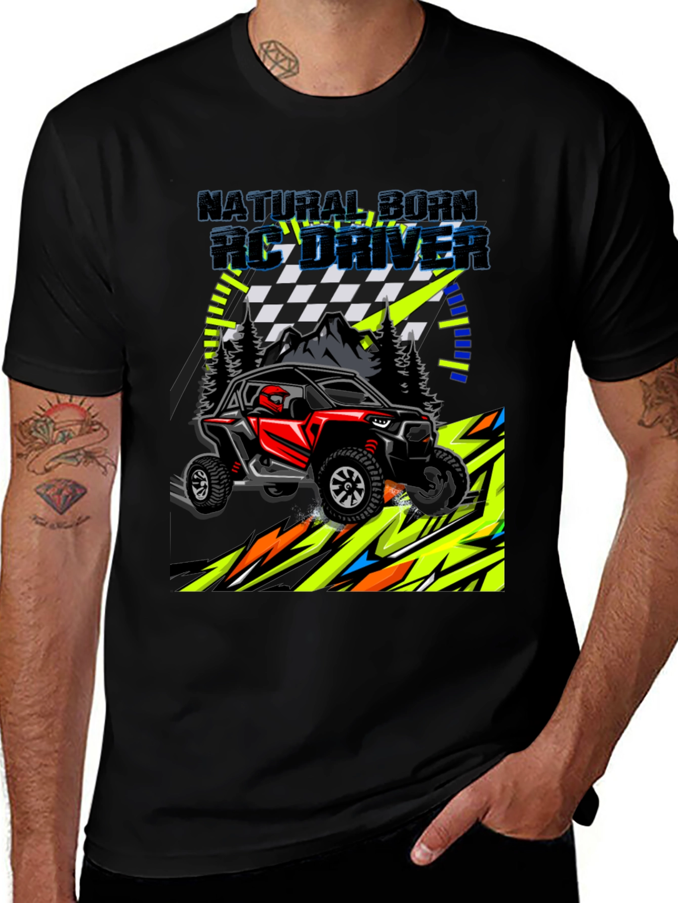 Natural Born RC Driver Graphic T-Shirt