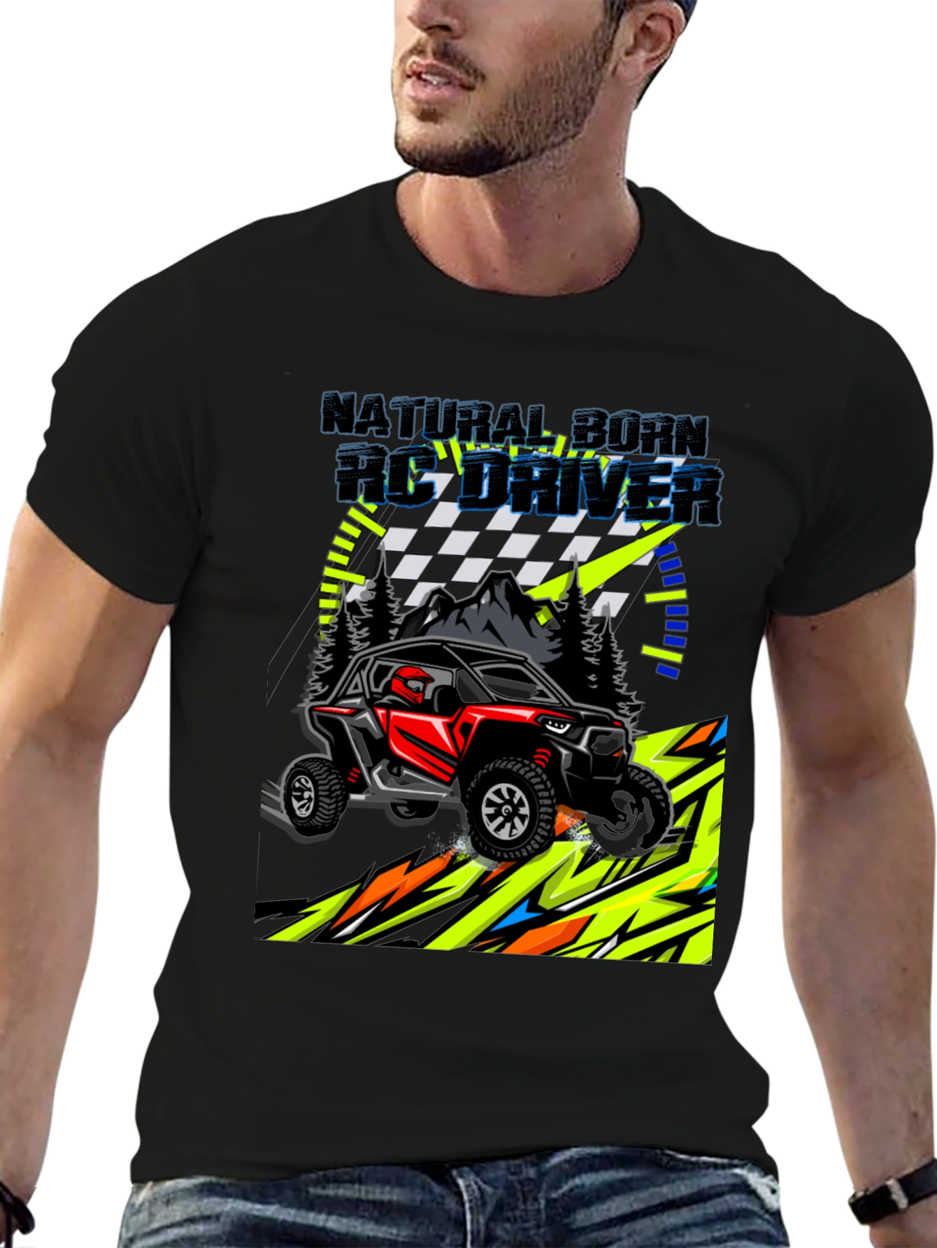 Natural Born RC Driver Graphic T-Shirt