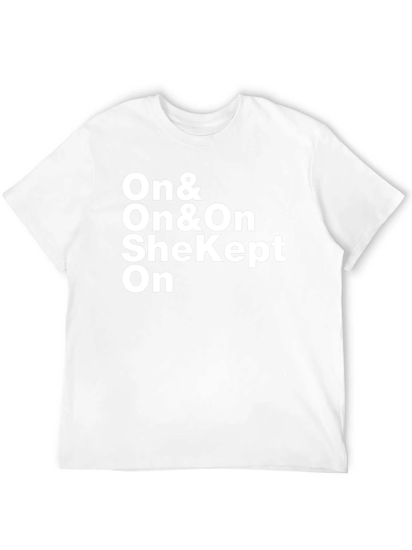 On & On & On Black Graphic T-Shirt