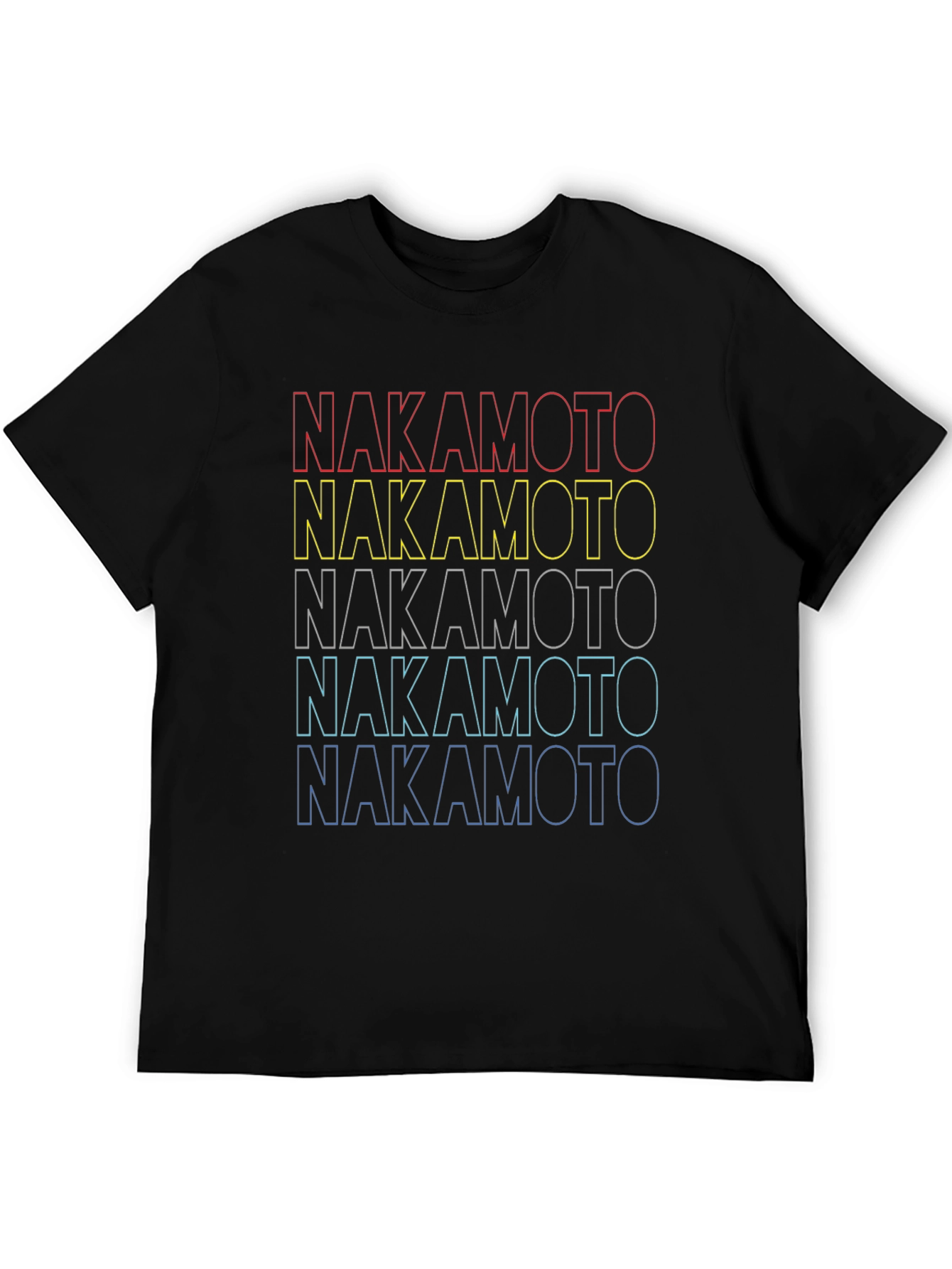 Nakamoto Retro T-Shirt - Bitcoin Crypto Graphic Tee