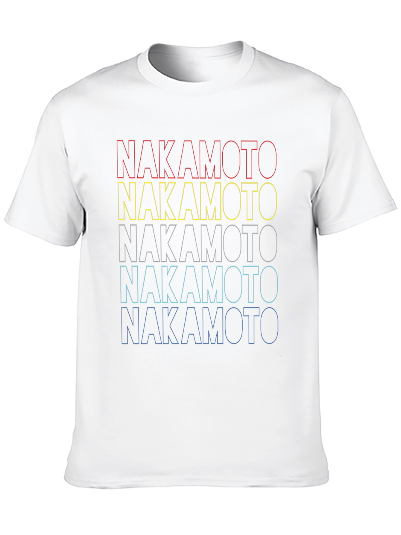 Nakamoto Retro T-Shirt - Bitcoin Crypto Graphic Tee