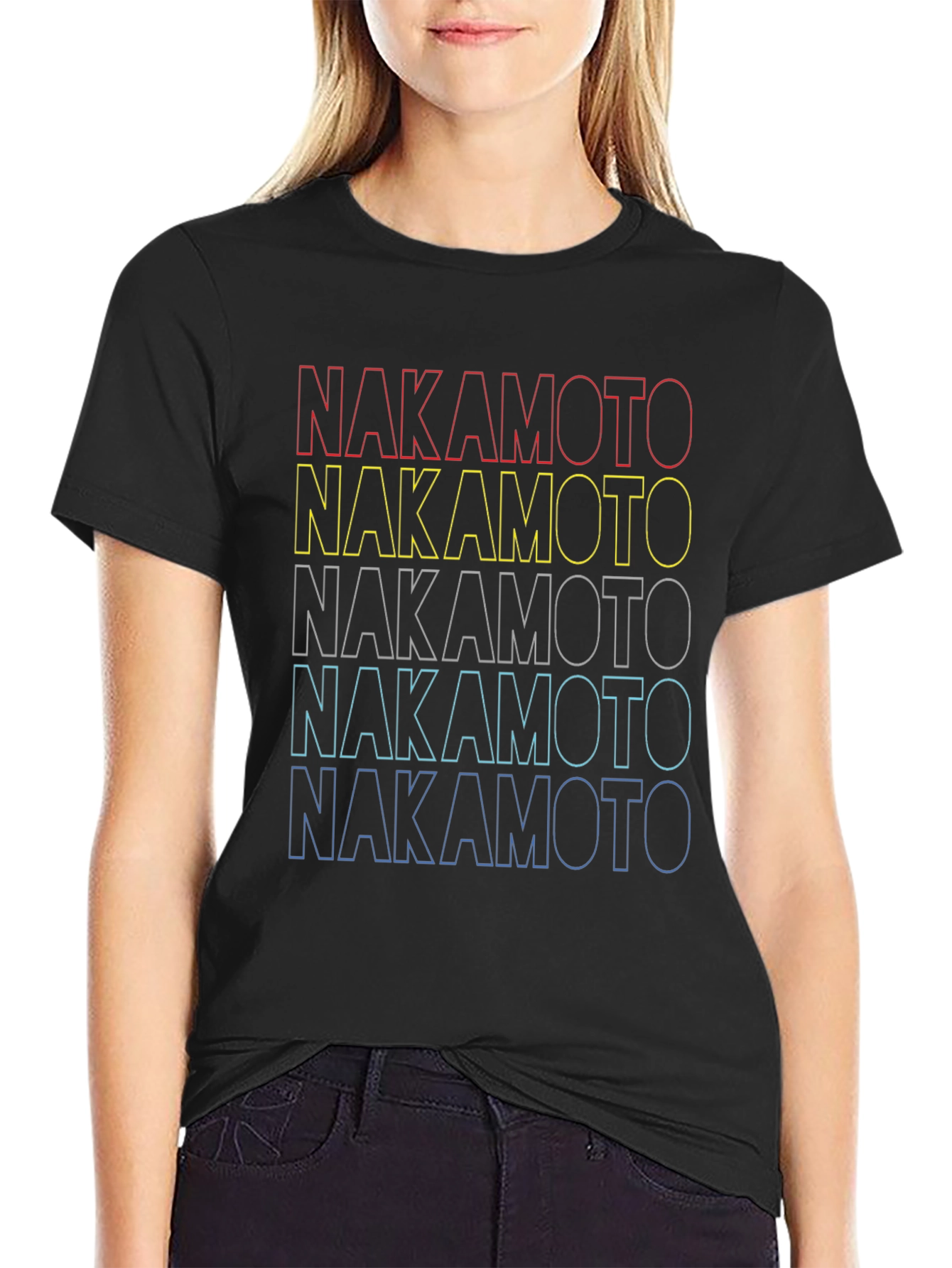 Nakamoto Retro T-Shirt - Bitcoin Crypto Graphic Tee