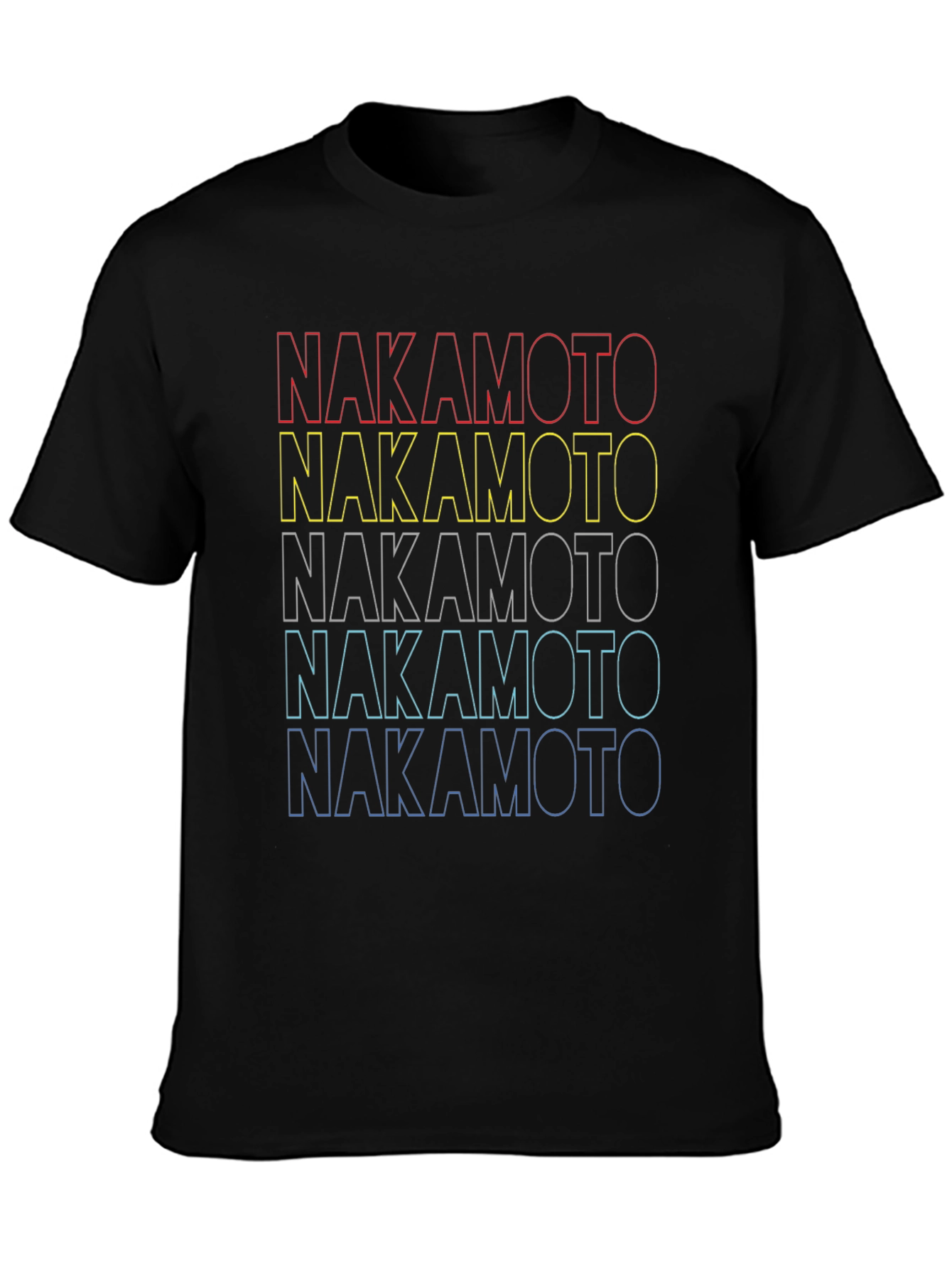Nakamoto Retro T-Shirt - Bitcoin Crypto Graphic Tee