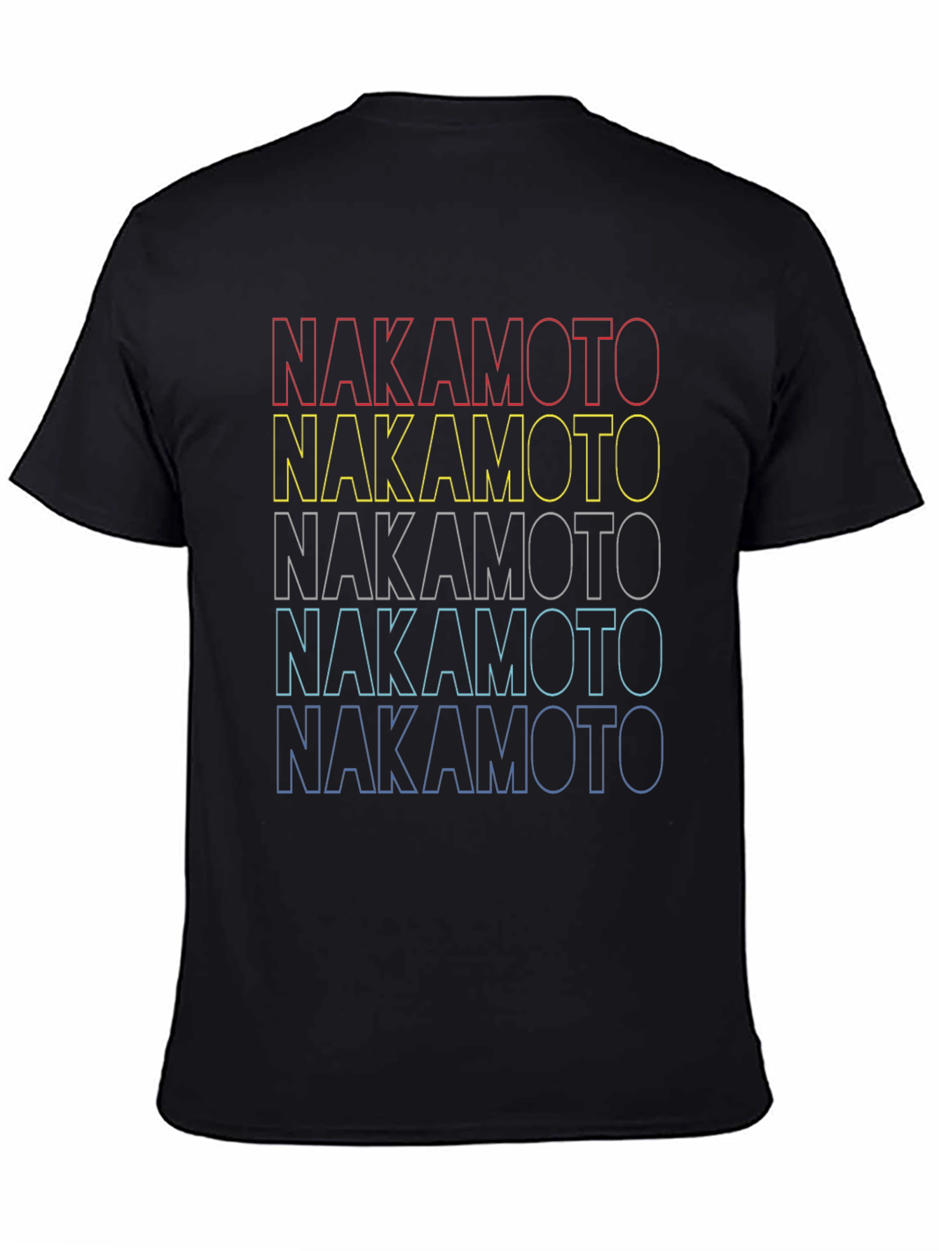 Nakamoto Retro T-Shirt - Bitcoin Crypto Graphic Tee