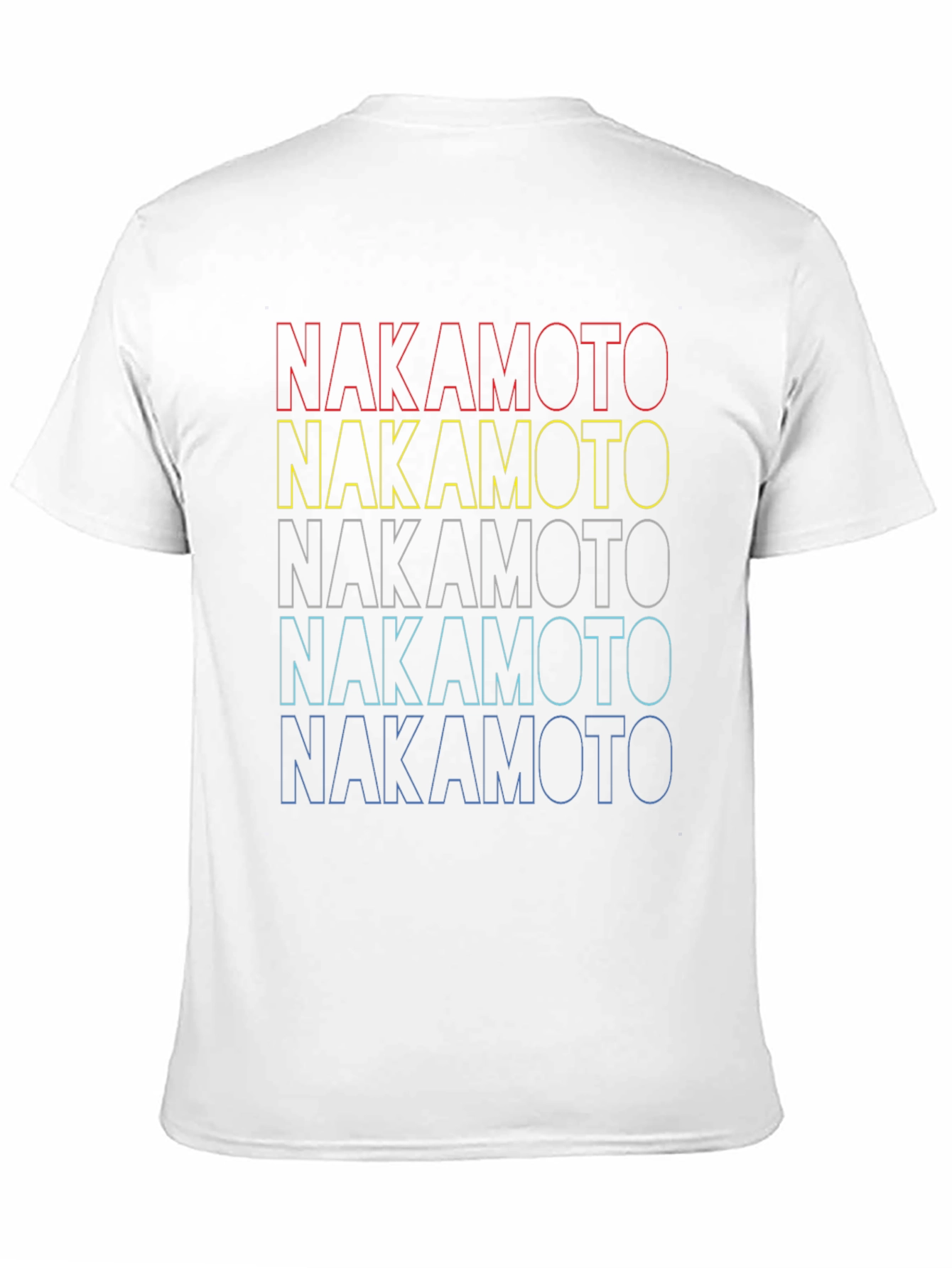 Nakamoto Retro T-Shirt - Bitcoin Crypto Graphic Tee
