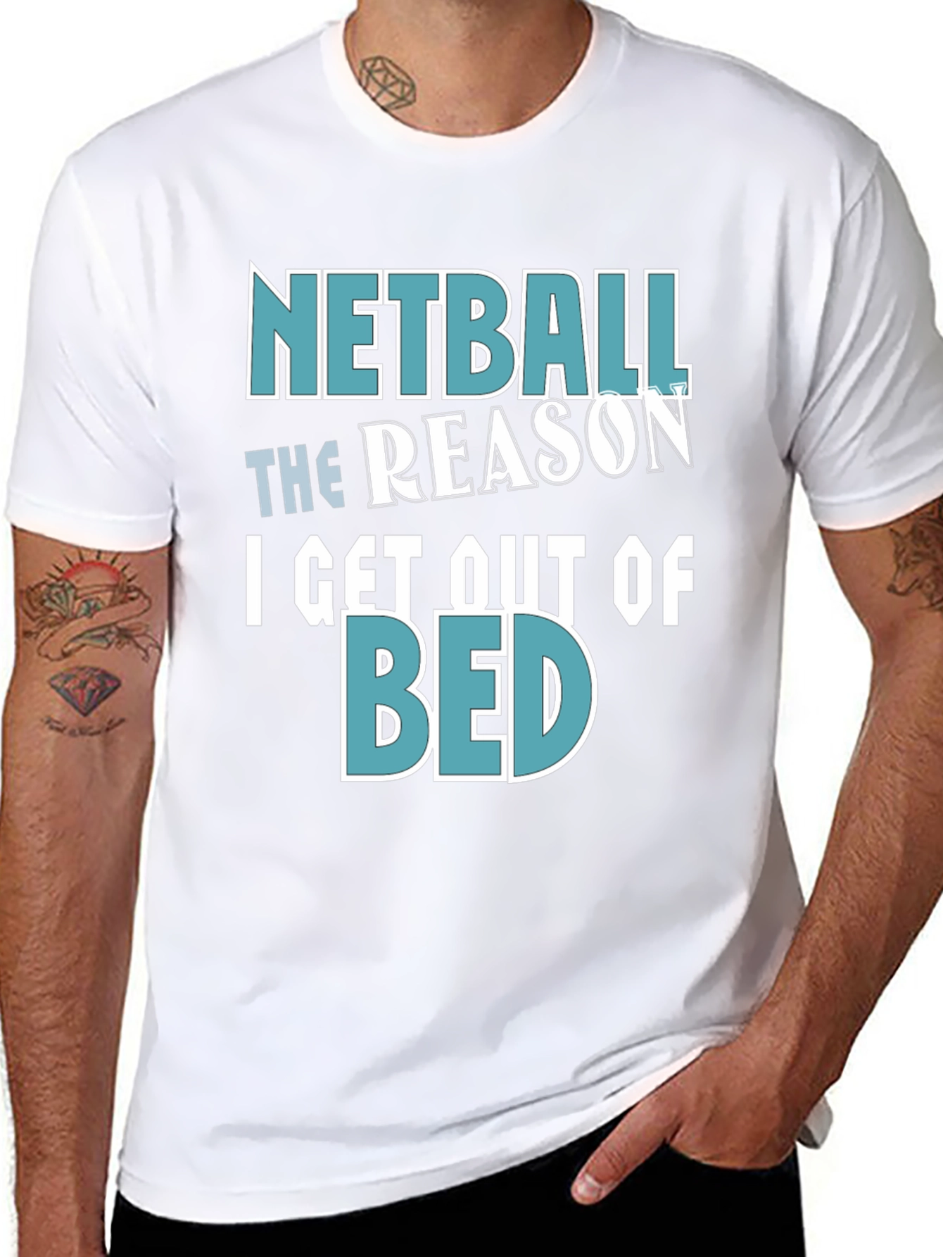 Netball Reason T-Shirt - Get Out of Bed