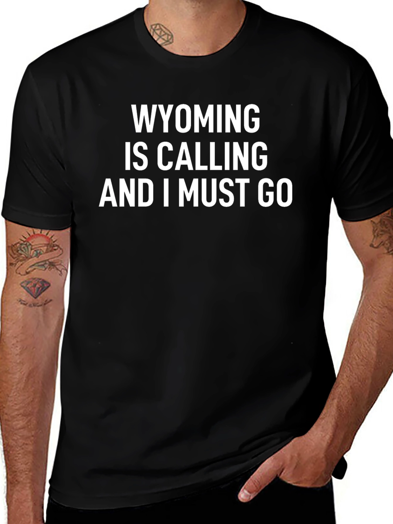 Wyoming is Calling Graphic T-Shirt