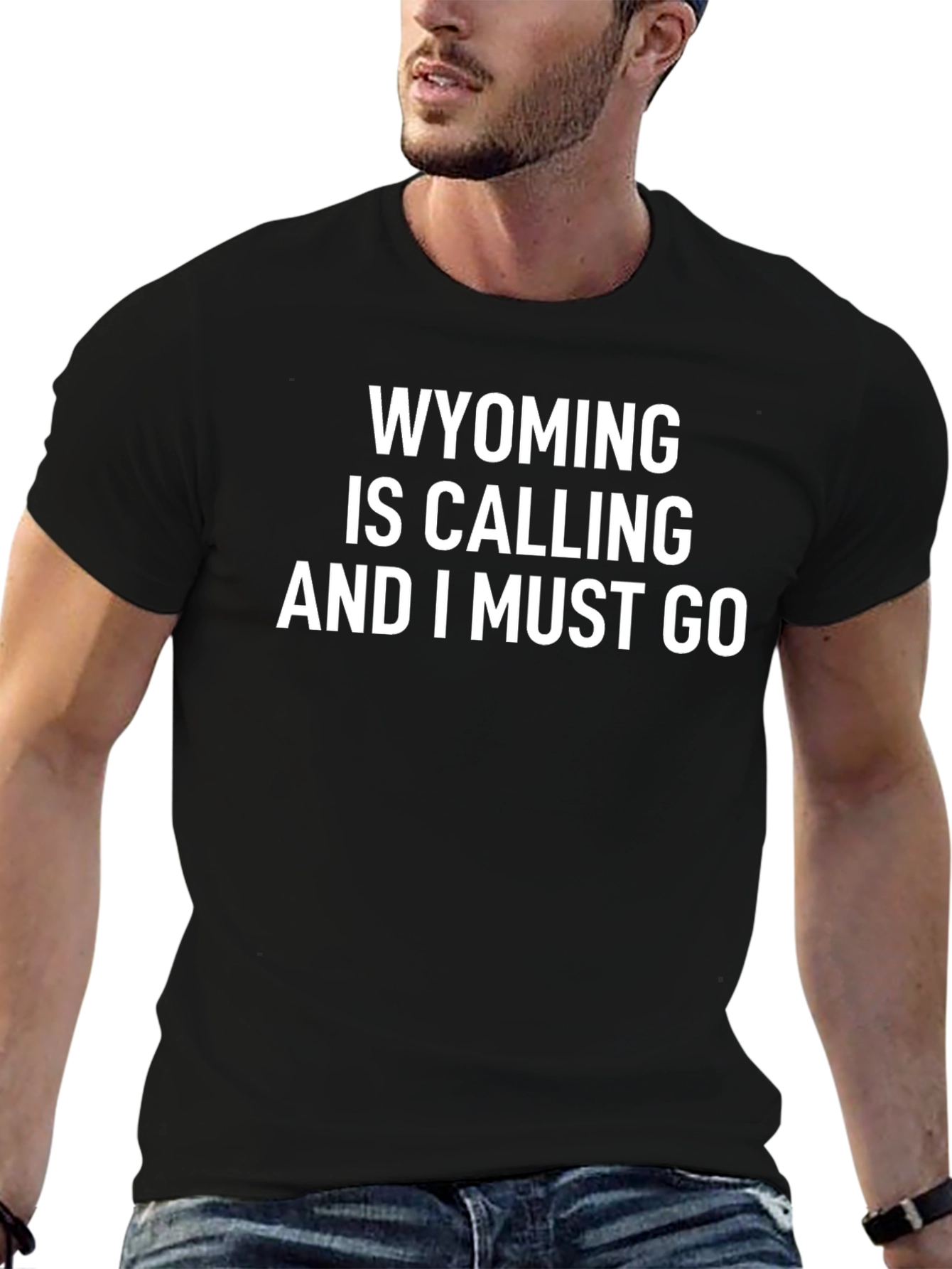 Wyoming is Calling Graphic T-Shirt