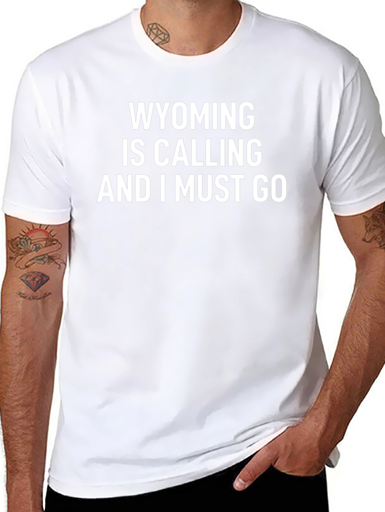 Wyoming is Calling Graphic T-Shirt