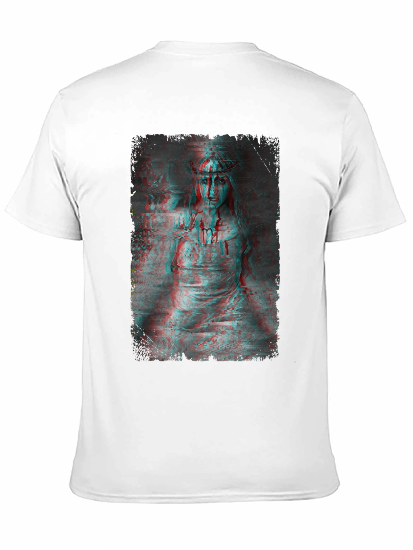 Gothic Horror 3D Graphic Print Black T-Shirt