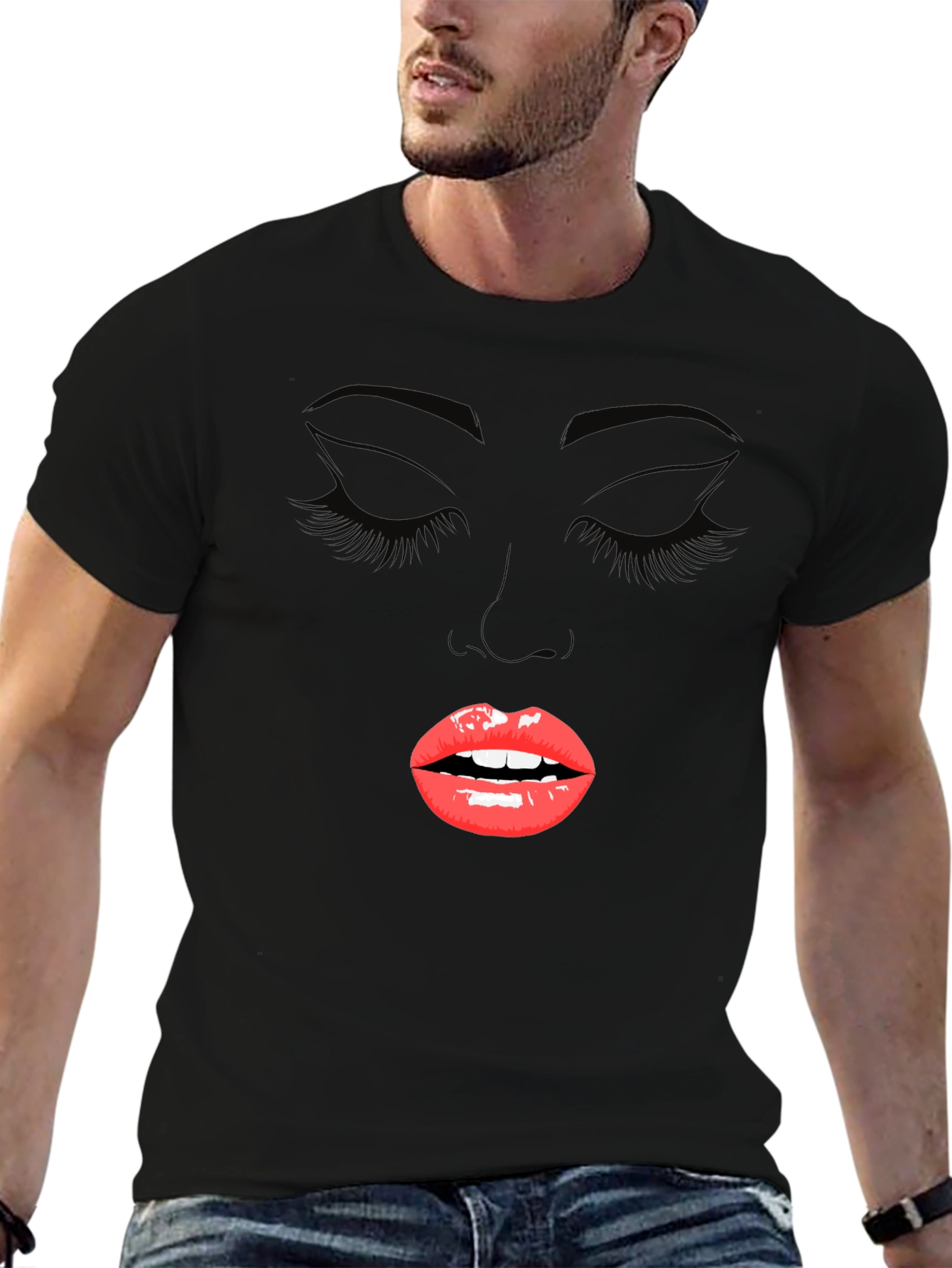 Graphic Face T-Shirt