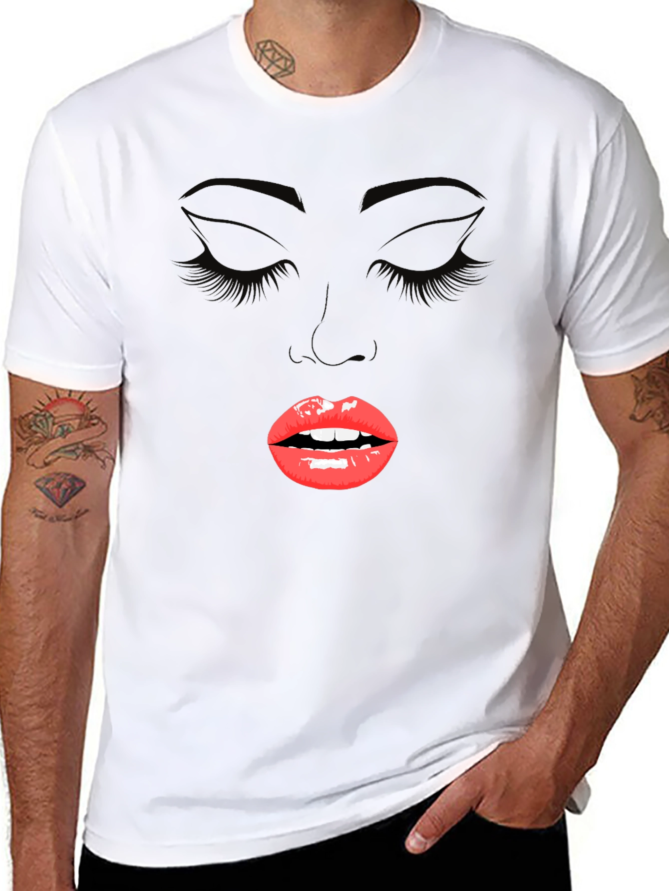 Graphic Face T-Shirt