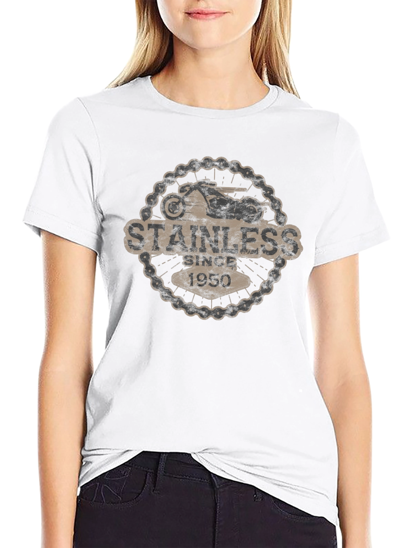 Stainless Since 1950 Motorcycle T-Shirt
