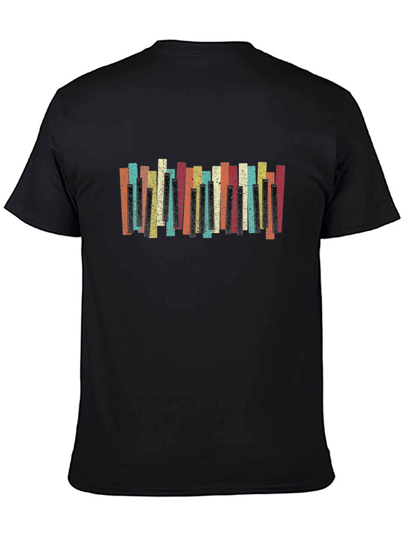 Retro Piano Keys Graphic Tee