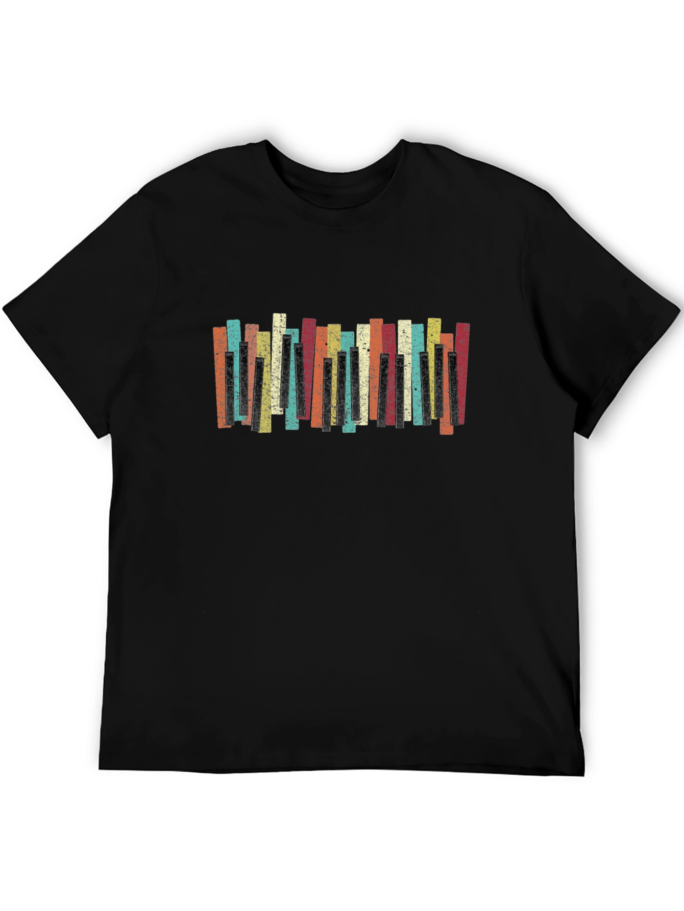 Retro Piano Keys Graphic Tee