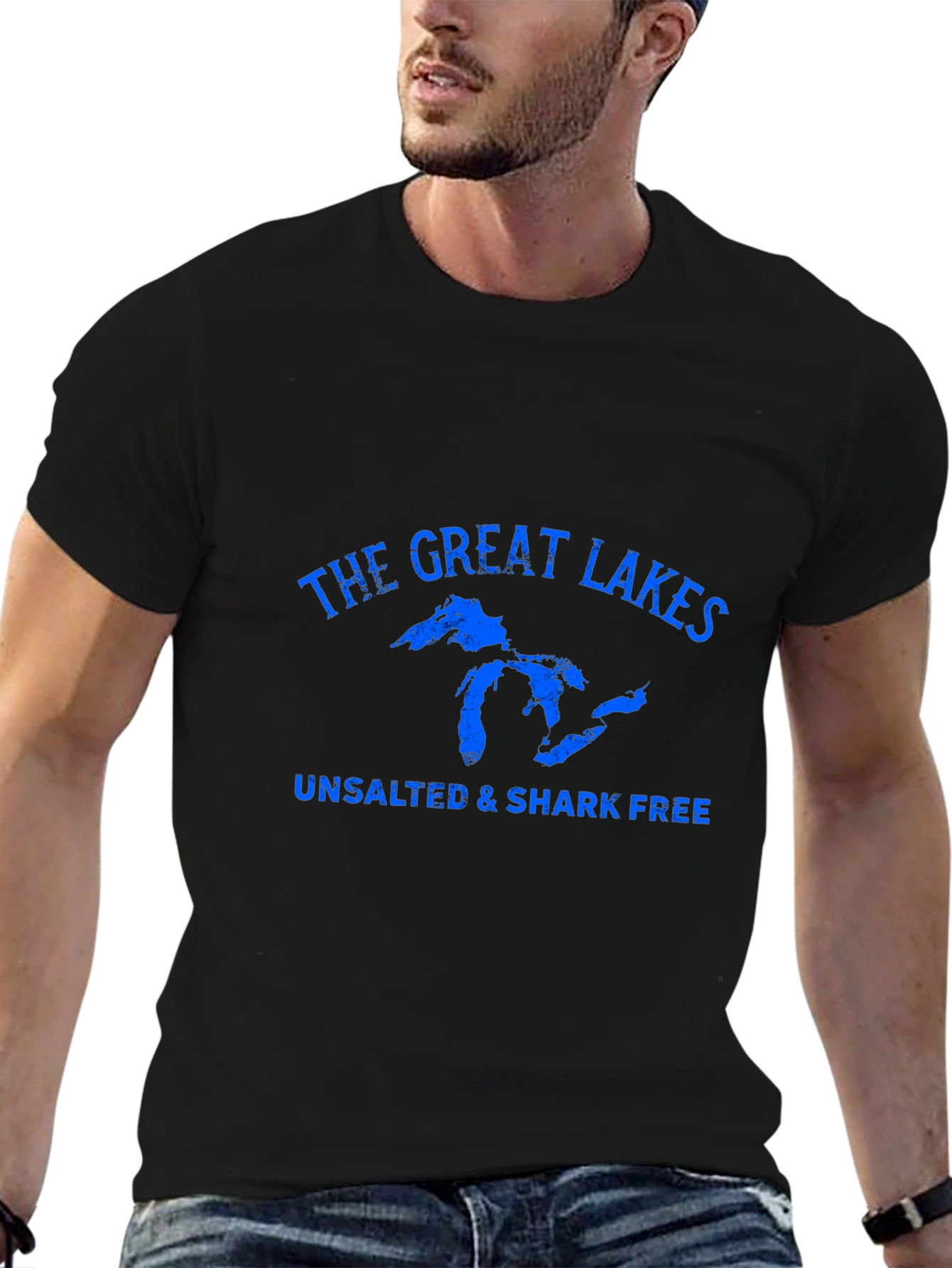 Great Lakes Unsalted & Shark Free Graphic Tee