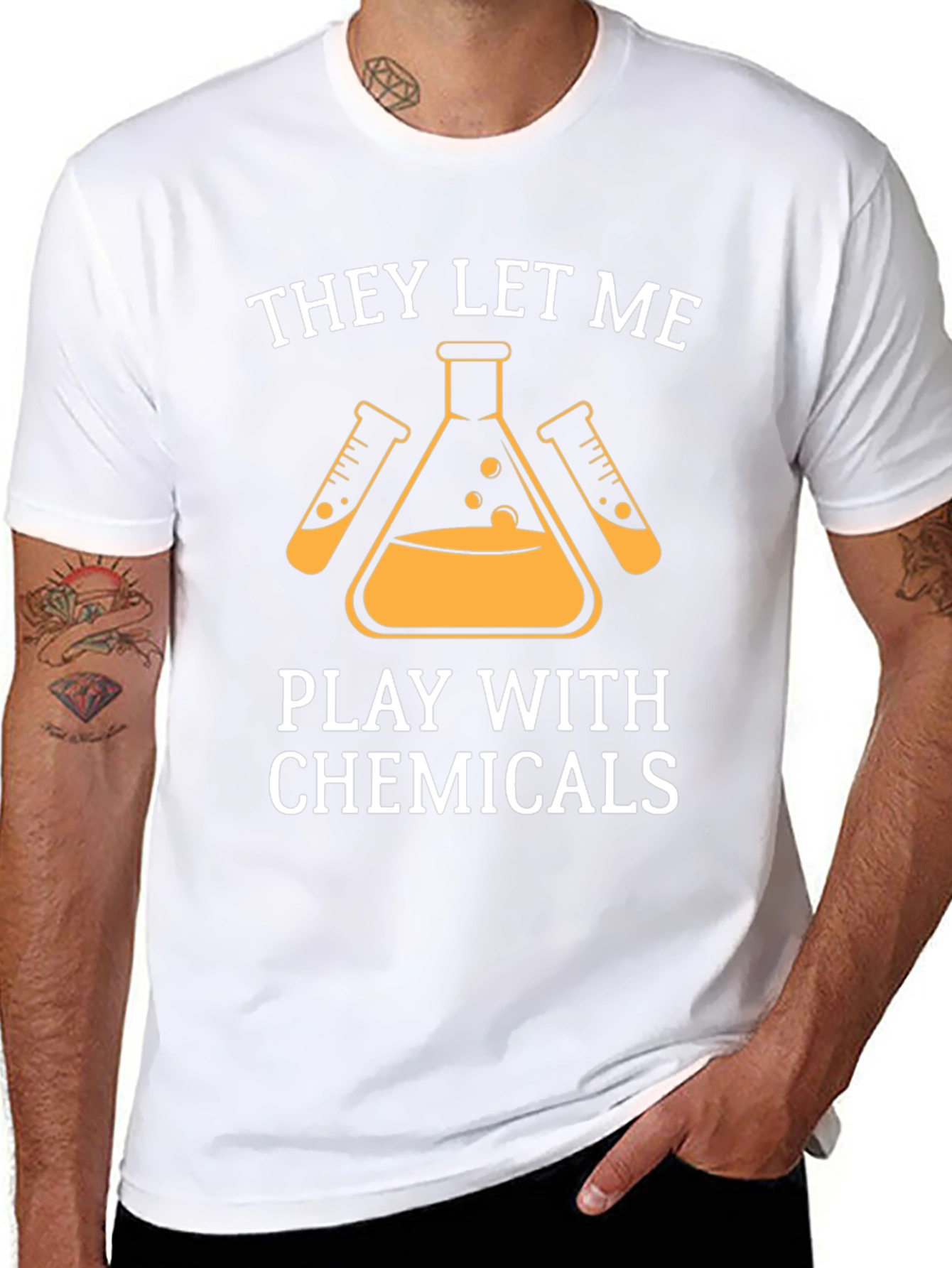 They Let Me Play With Chemicals T-Shirt