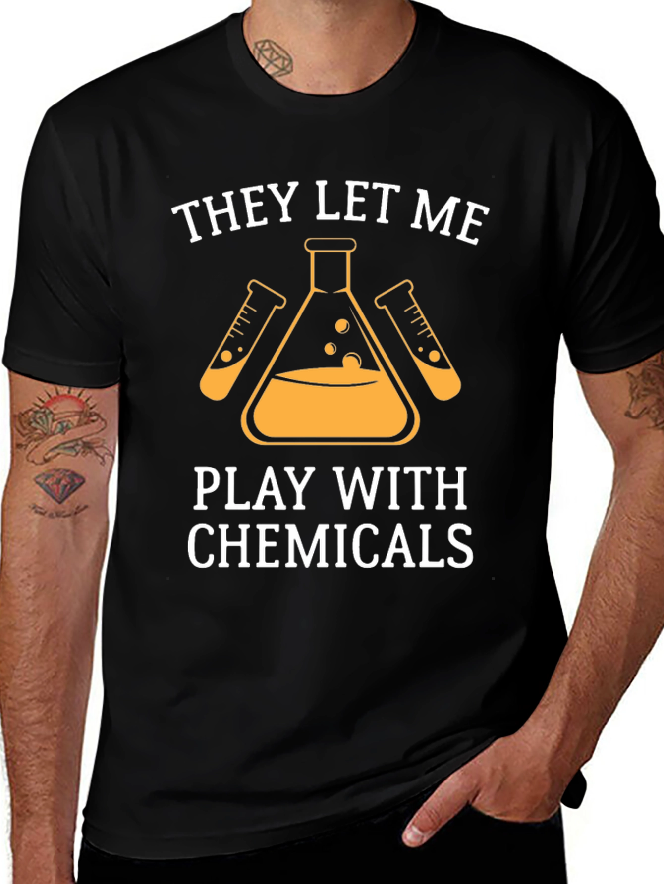 They Let Me Play With Chemicals T-Shirt