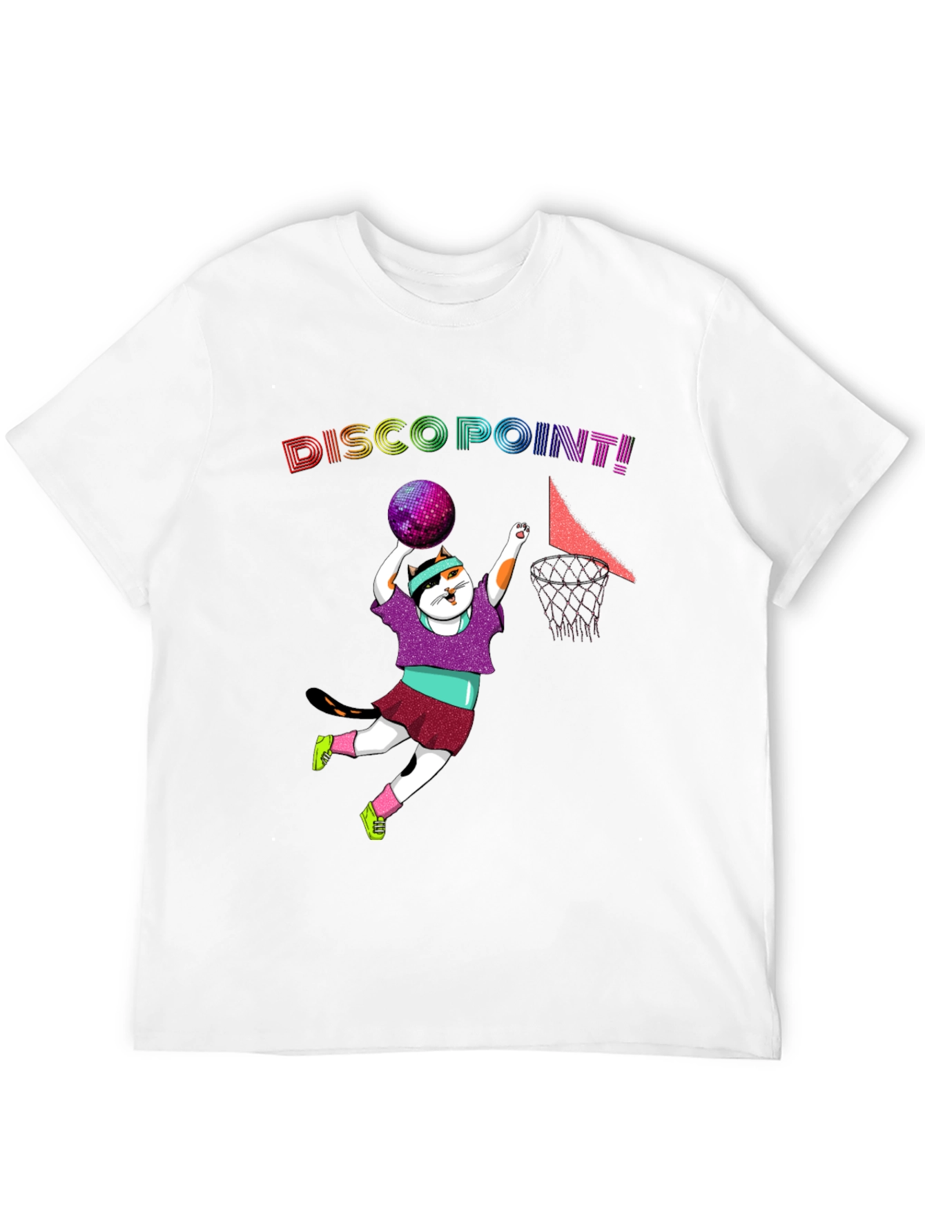 Disco Point Black Graphic Tee