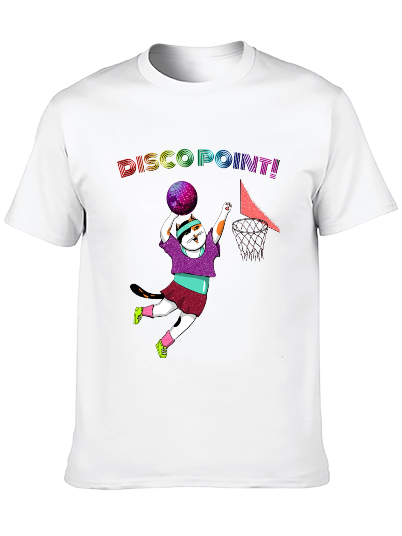 Disco Point Black Graphic Tee