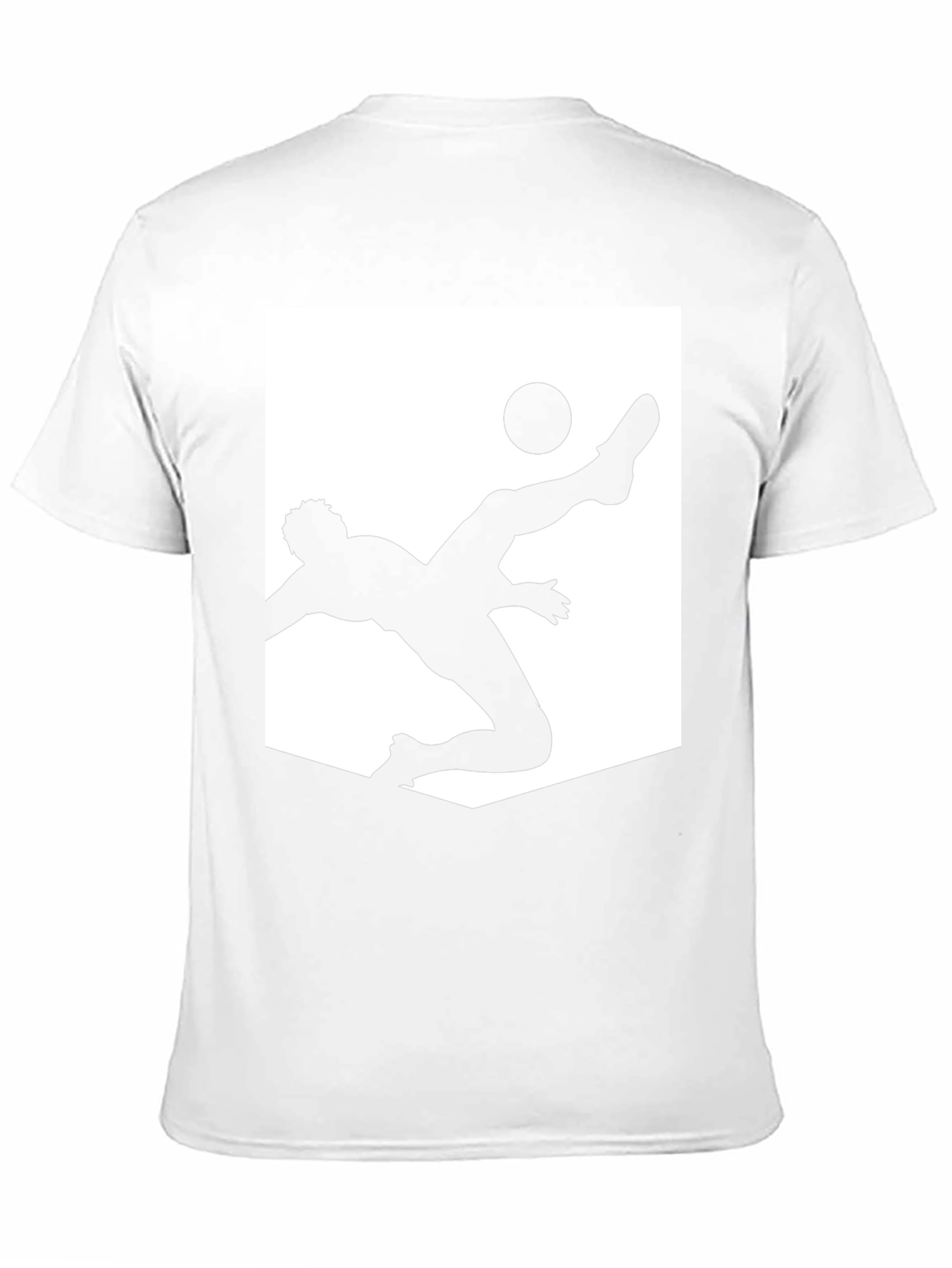 Soccer Silhouette Graphic Tee - Black