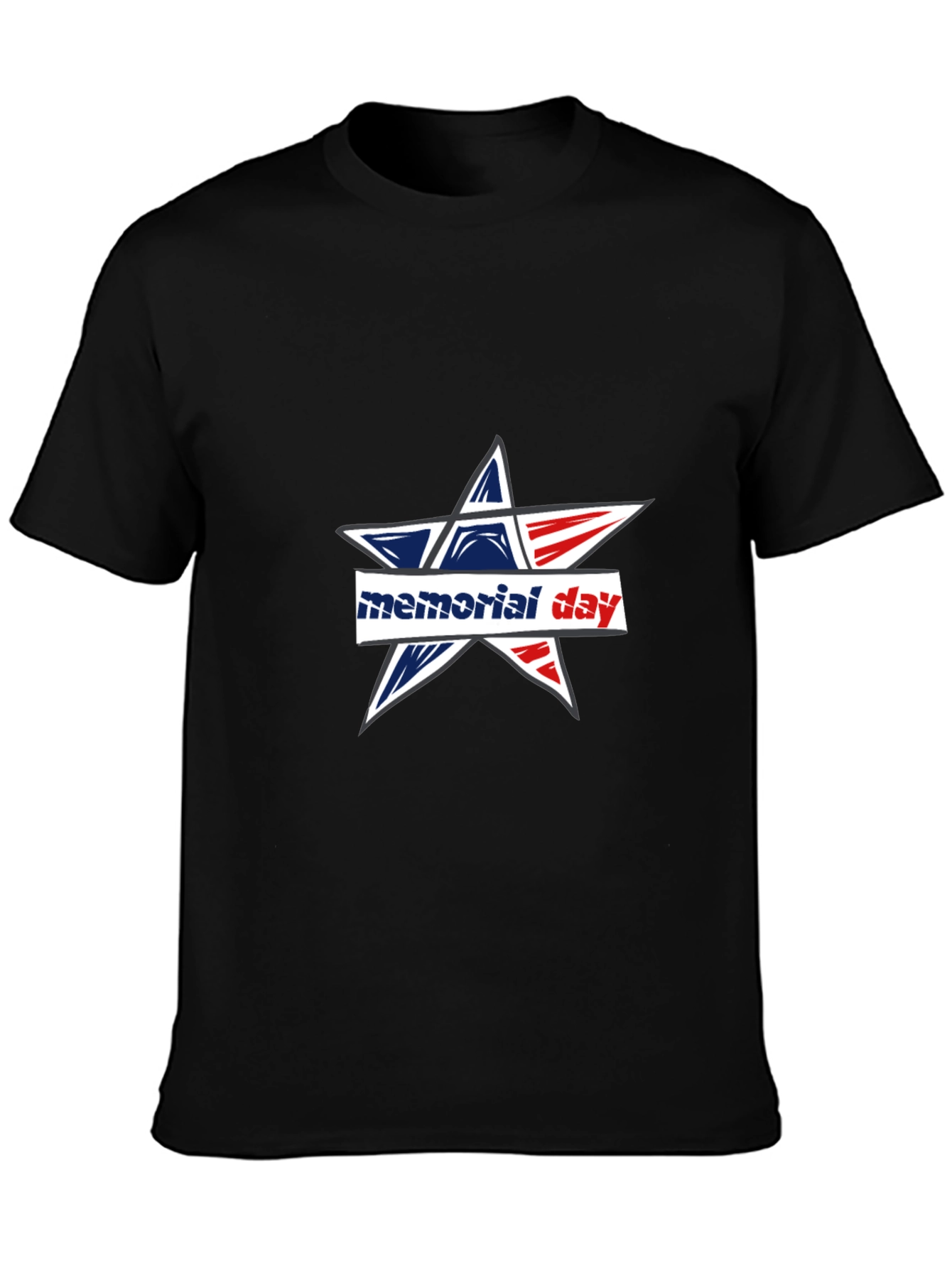 Memorial Day Star Graphic T-Shirt