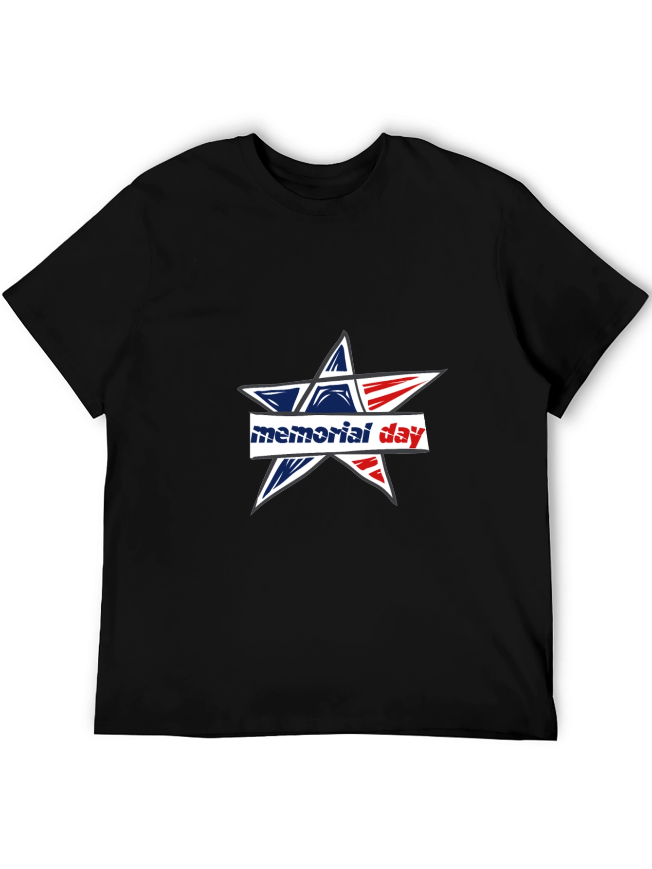 Memorial Day Star Graphic T-Shirt