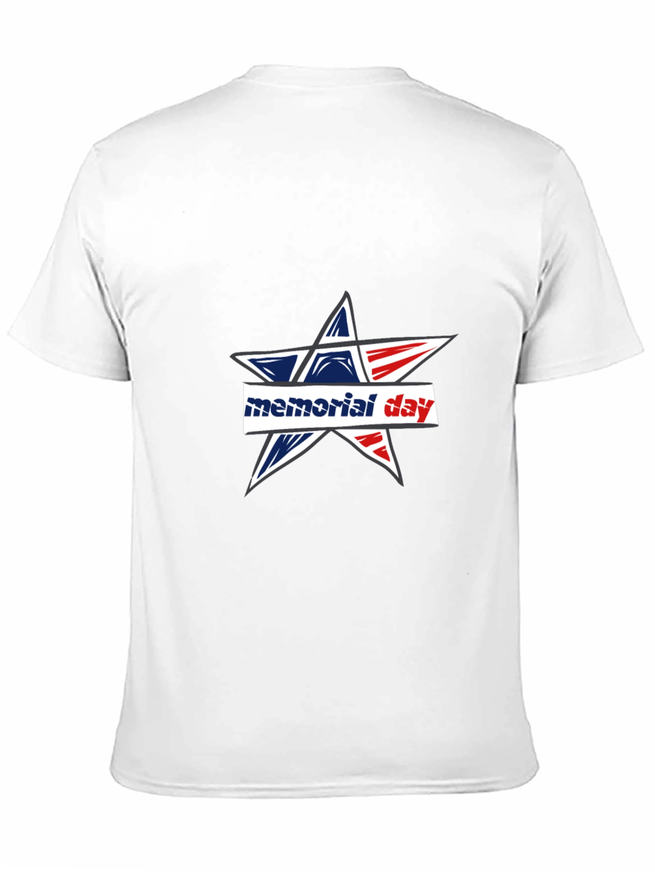 Memorial Day Star Graphic T-Shirt