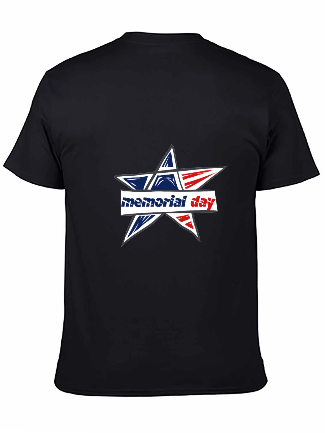 Memorial Day Star Graphic T-Shirt