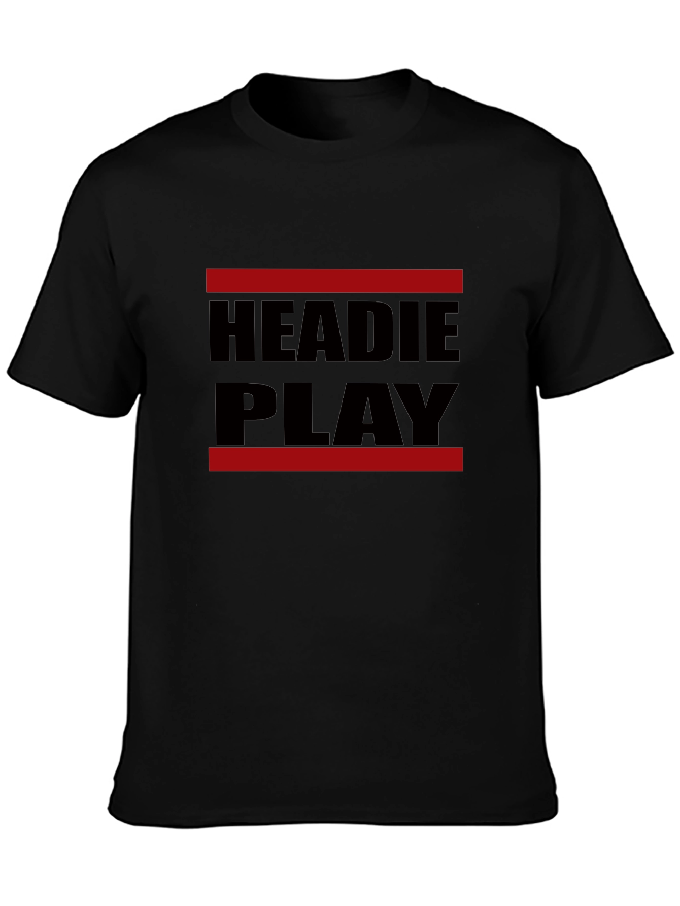 Headie Play Graphic T-Shirt - Black
