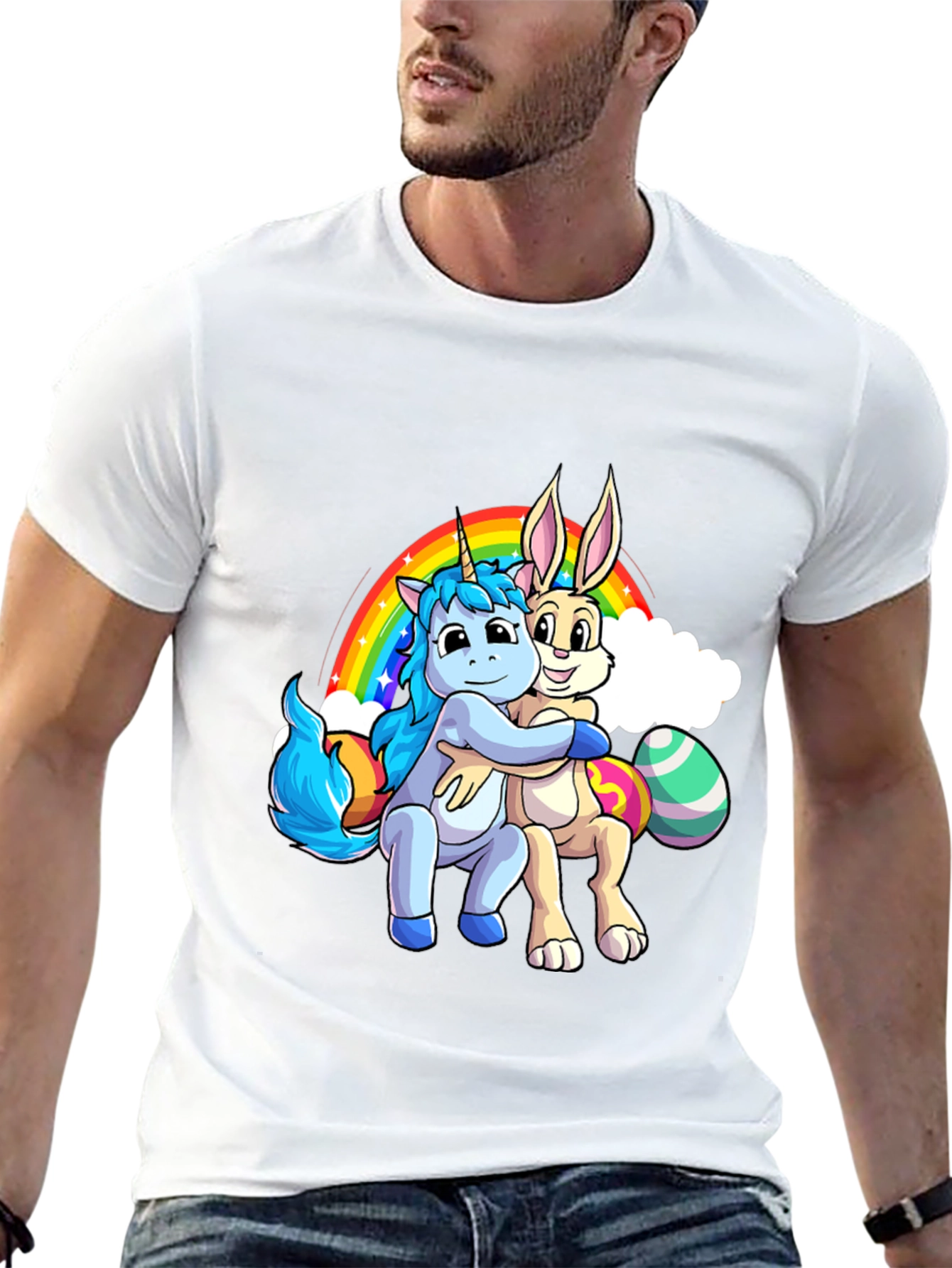 Unicorn & Bunny Hug T-Shirt