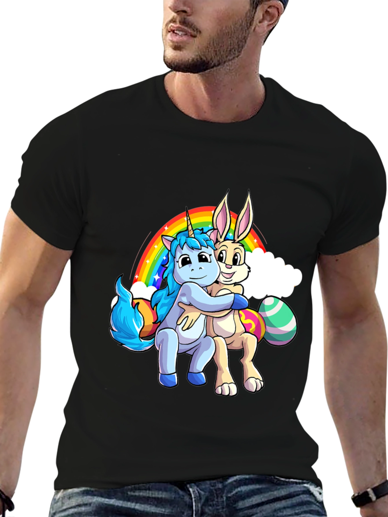 Unicorn & Bunny Hug T-Shirt