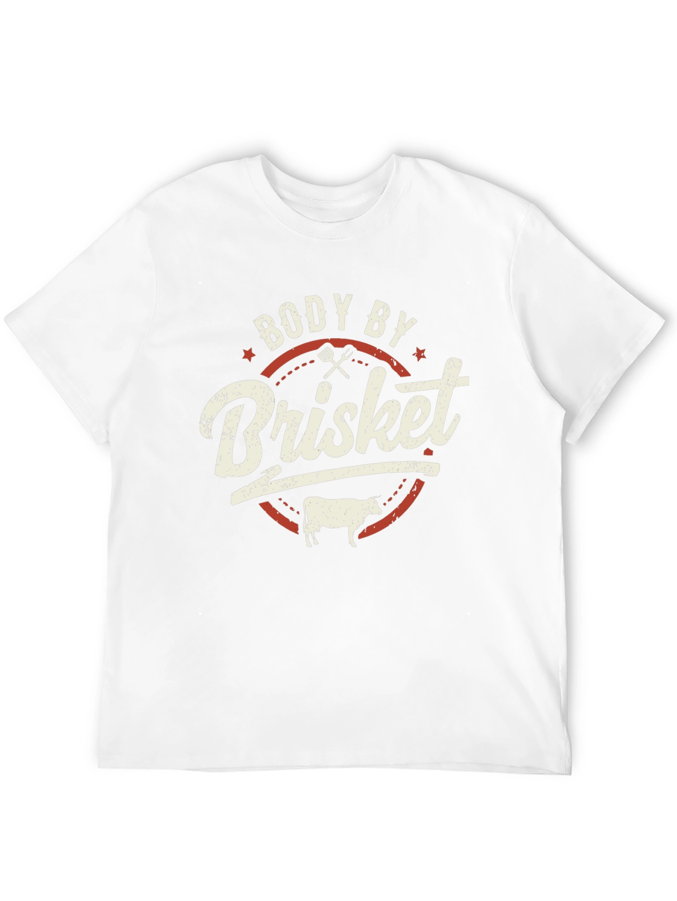 Body By Brisket Funny BBQ Graphic T-Shirt