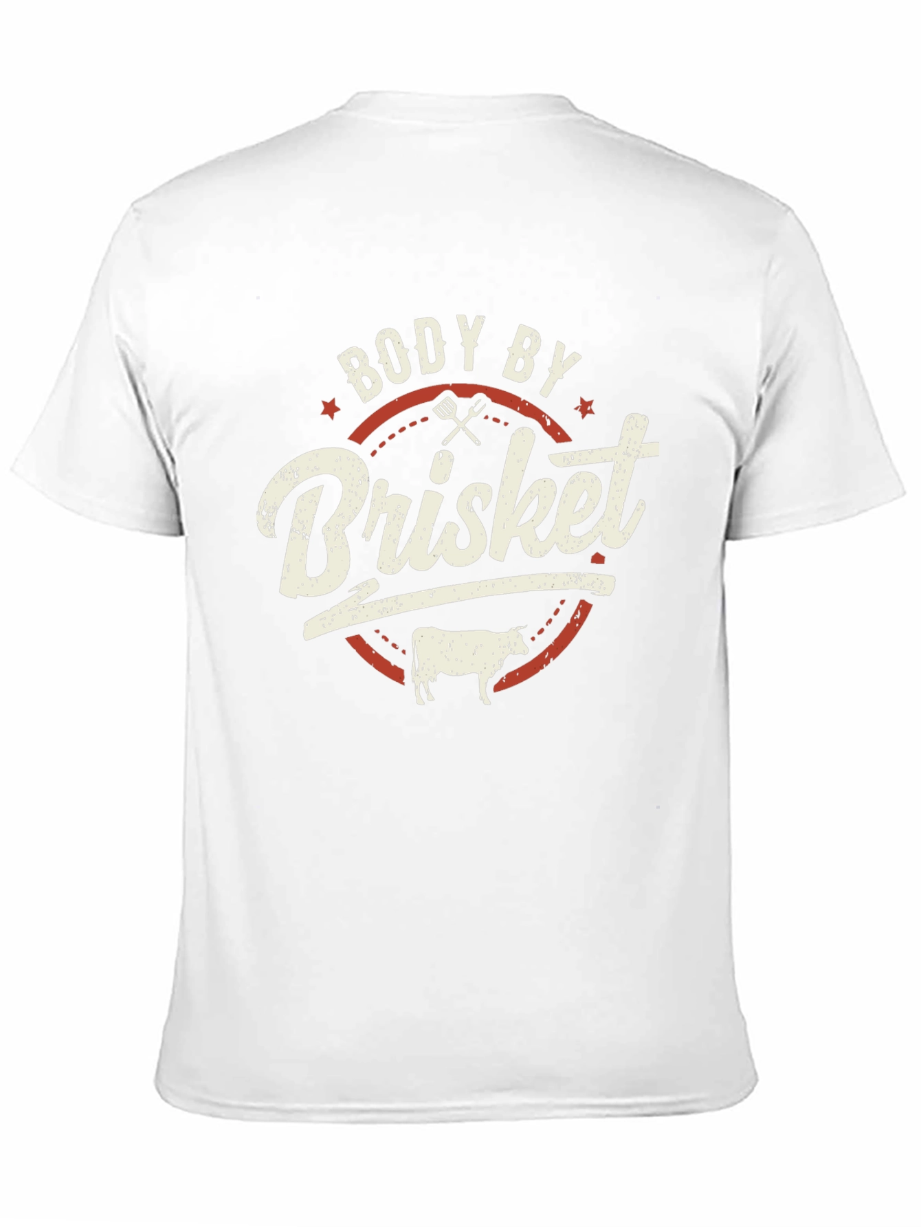 Body By Brisket Funny BBQ Graphic T-Shirt