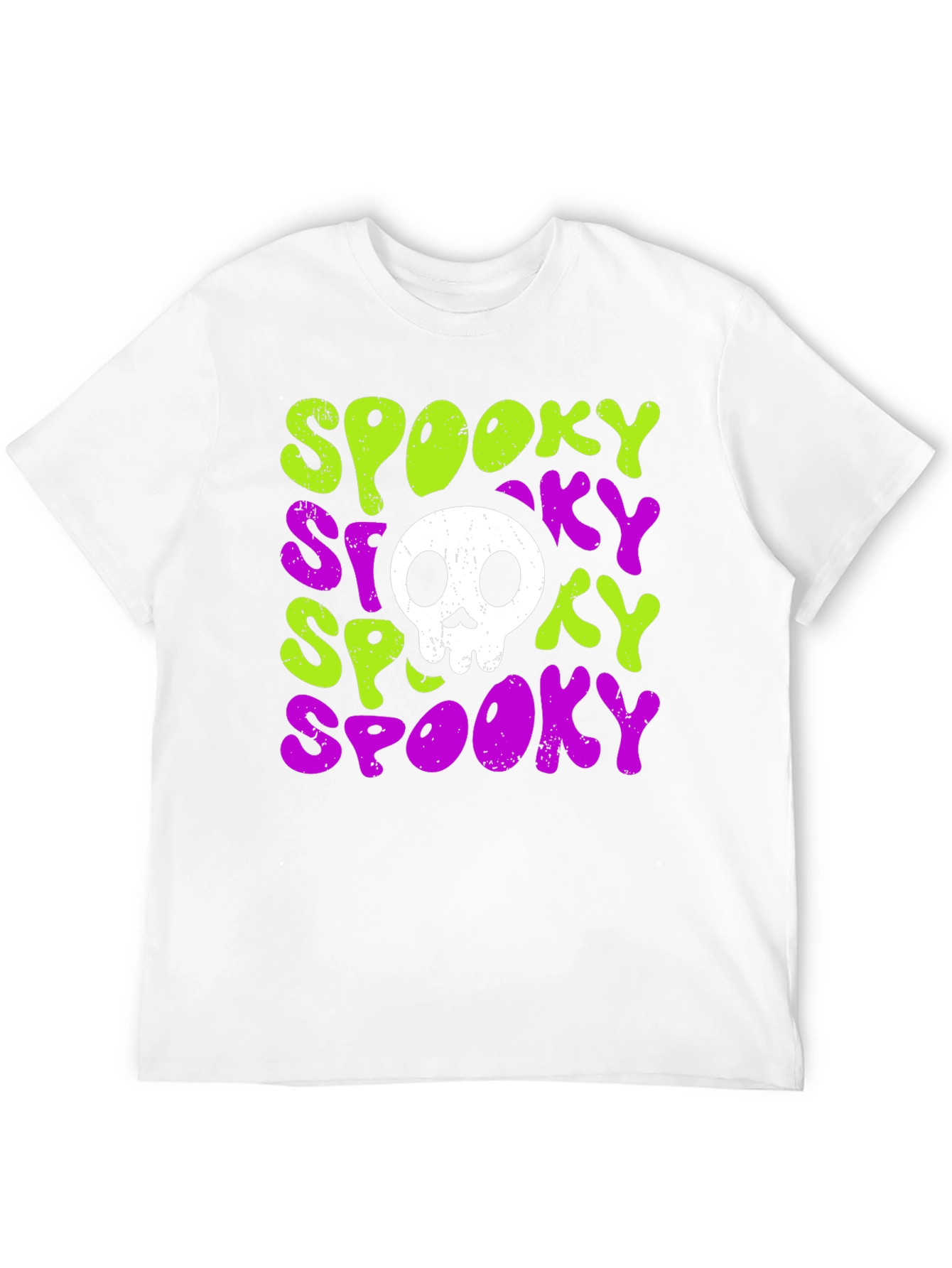 Spooky Skull Graphic T-Shirt