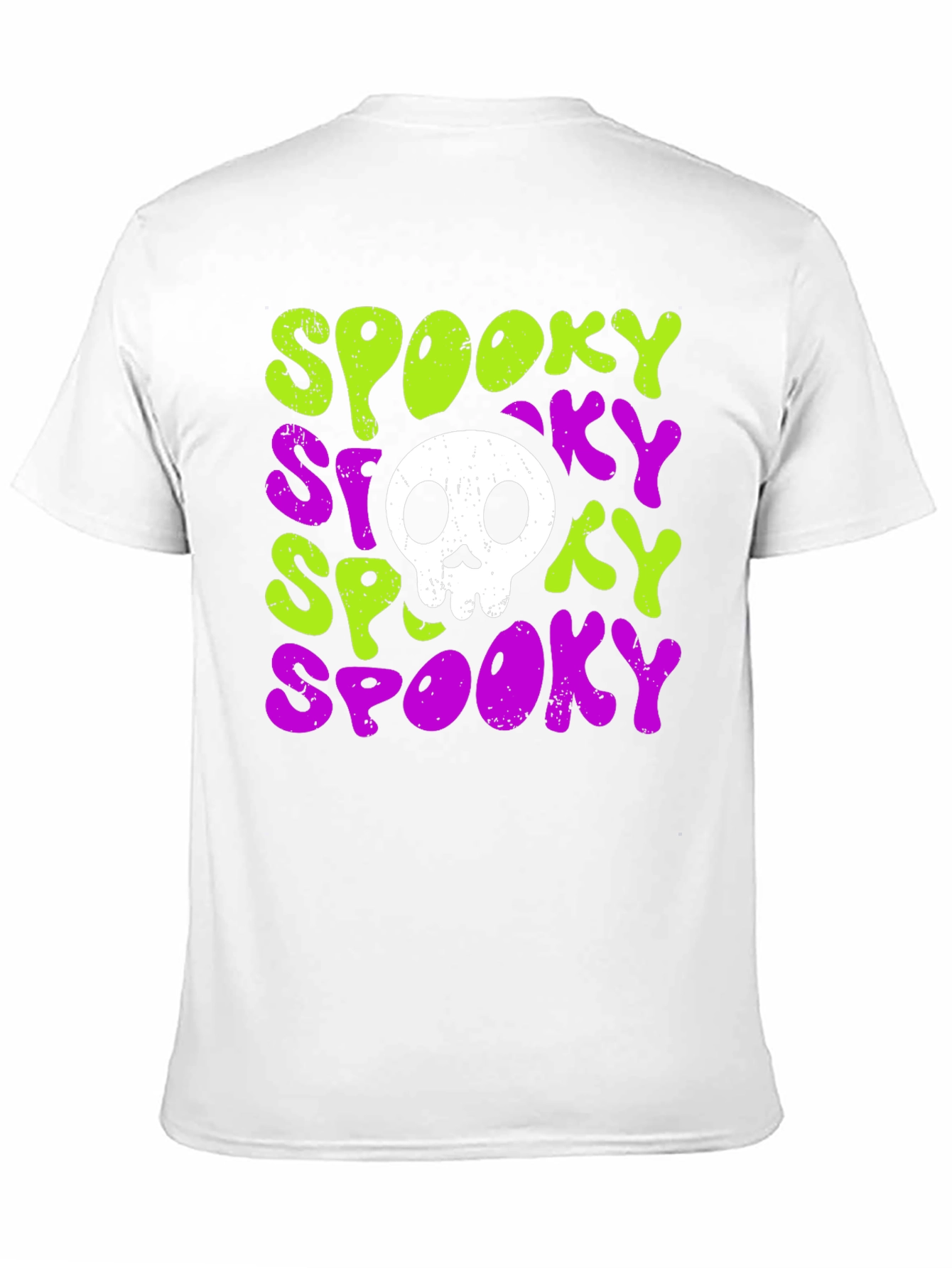 Spooky Skull Graphic T-Shirt