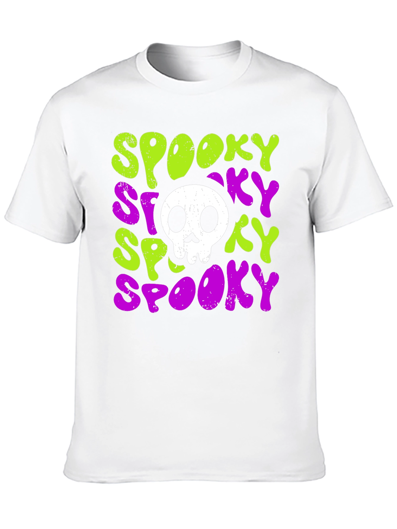 Spooky Skull Graphic T-Shirt