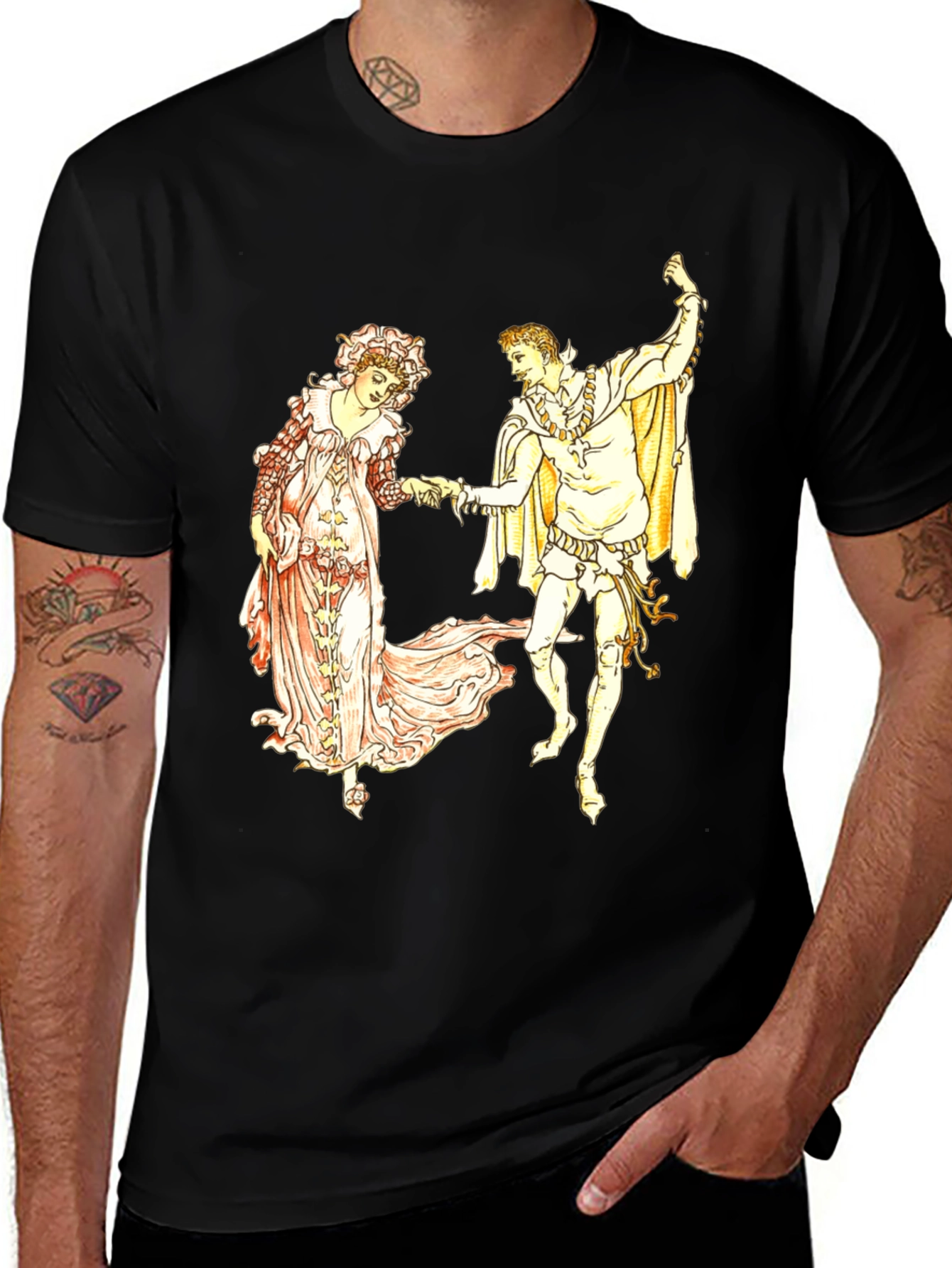 Renaissance Dance Black T-Shirt