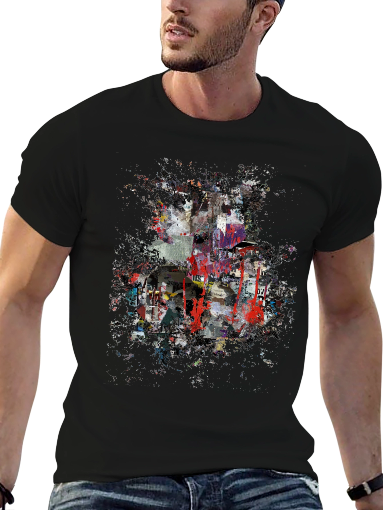 Abstract Art T-Shirt - Modern Graphic Tee