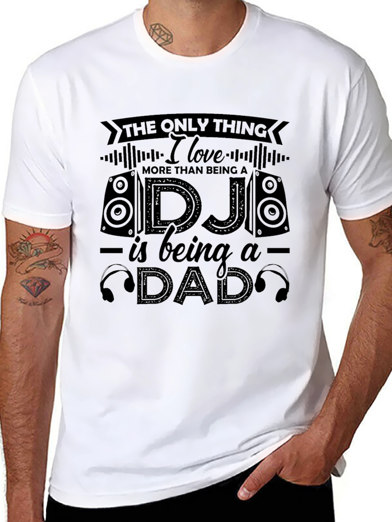 DJ Dad Graphic T-Shirt