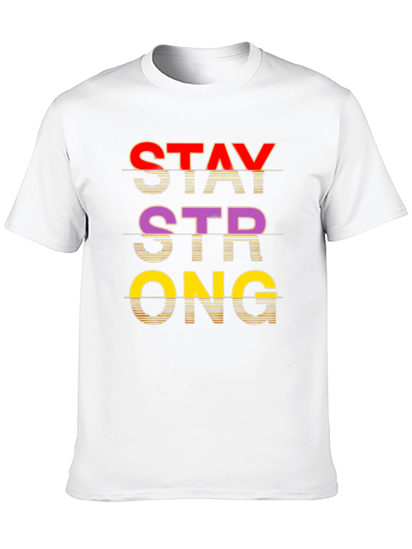 Stay Strong Graphic Tee - Stylish Comfort
