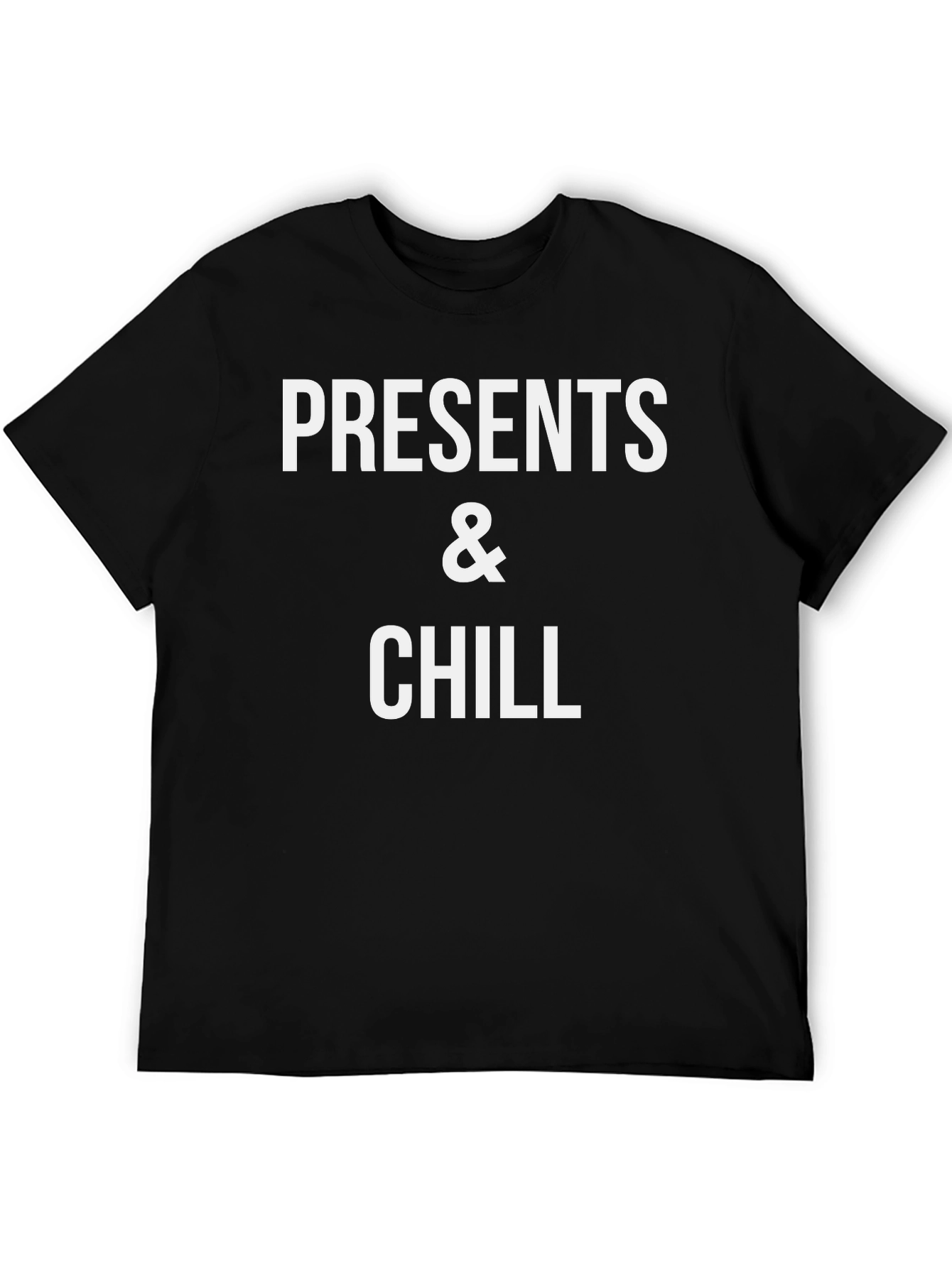 Presents & Chill Graphic Tee - Black