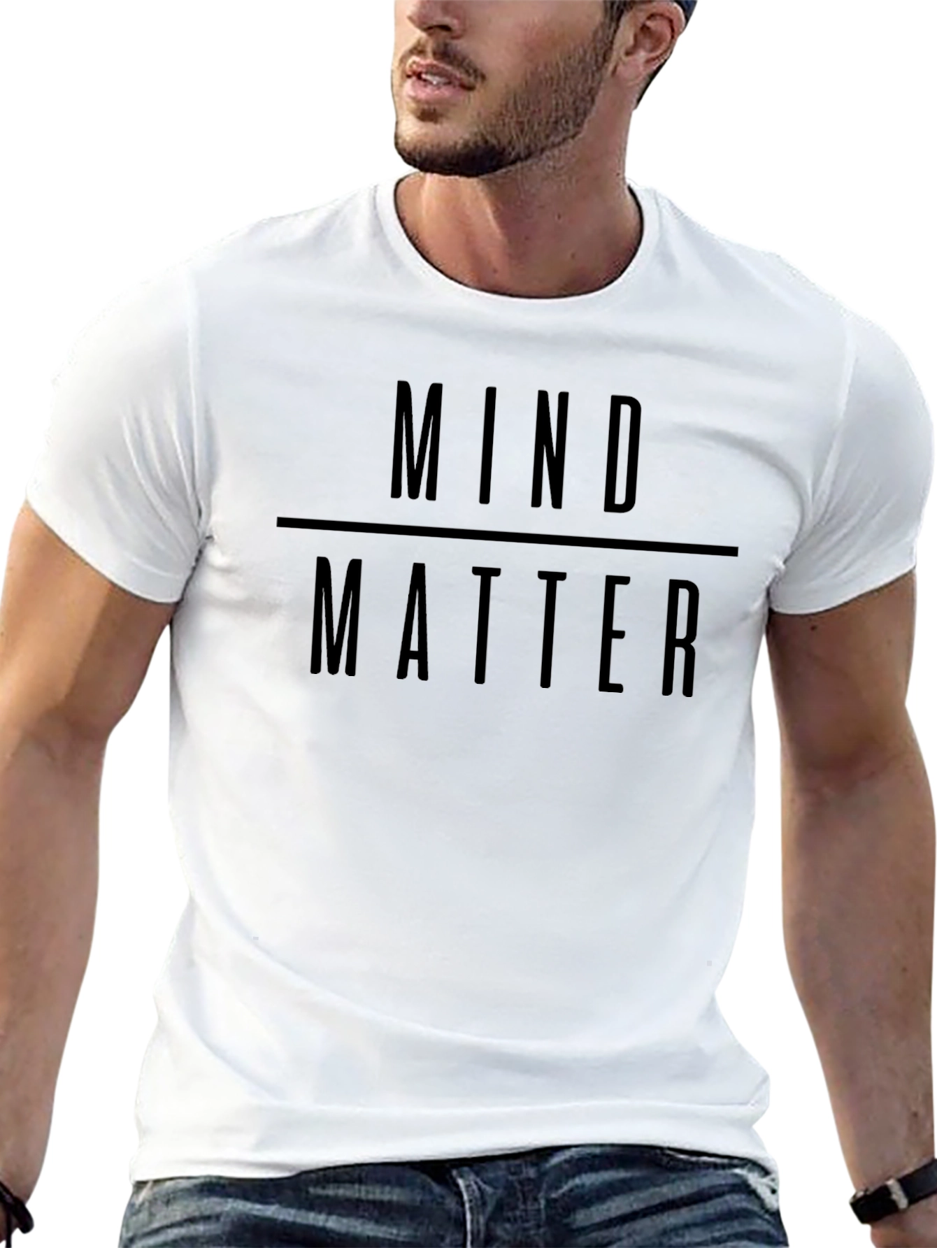 Mind Over Matter Graphic Tee - Black