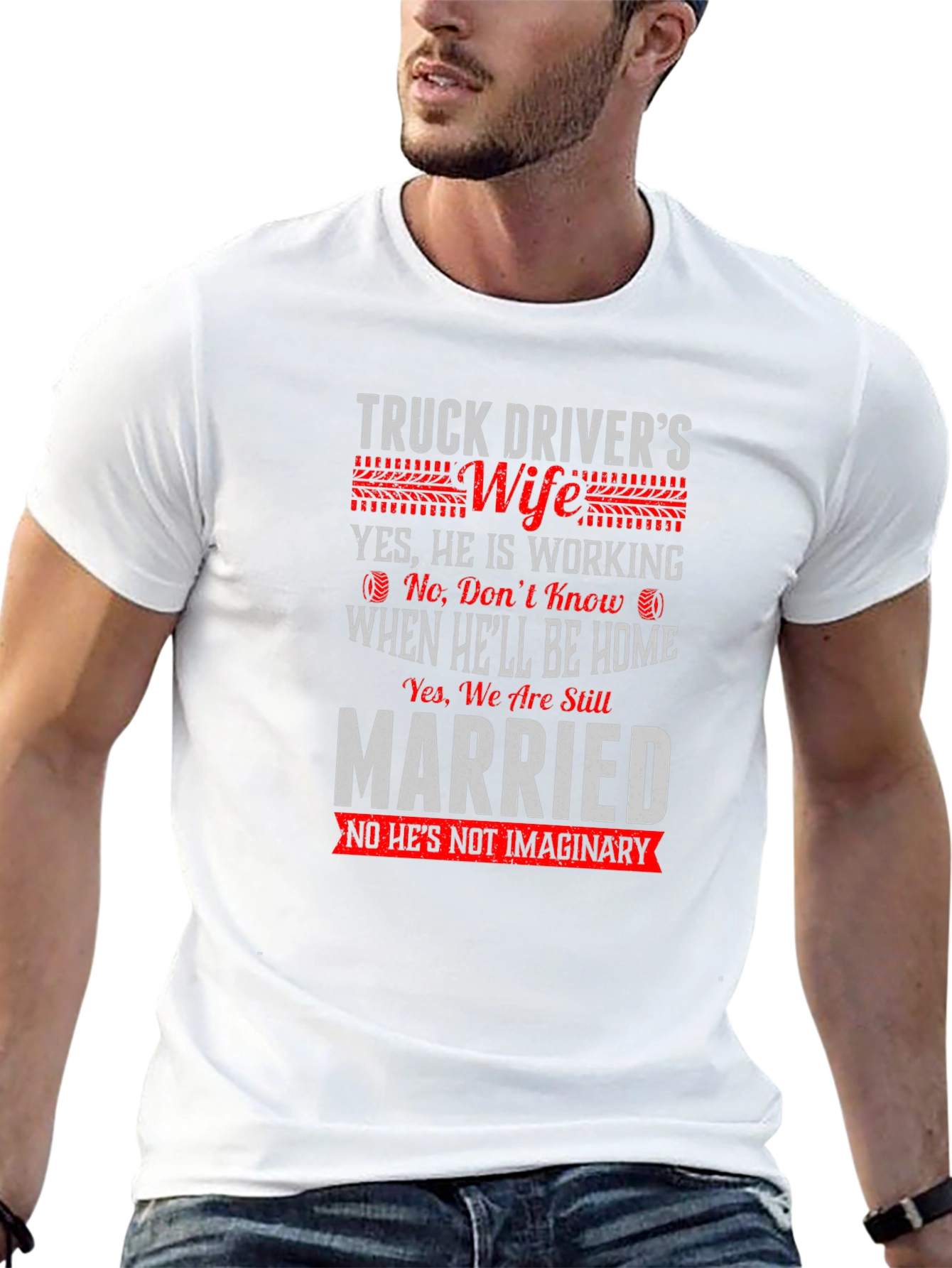 Truck Drivers Wife T-Shirt - Funny Saying