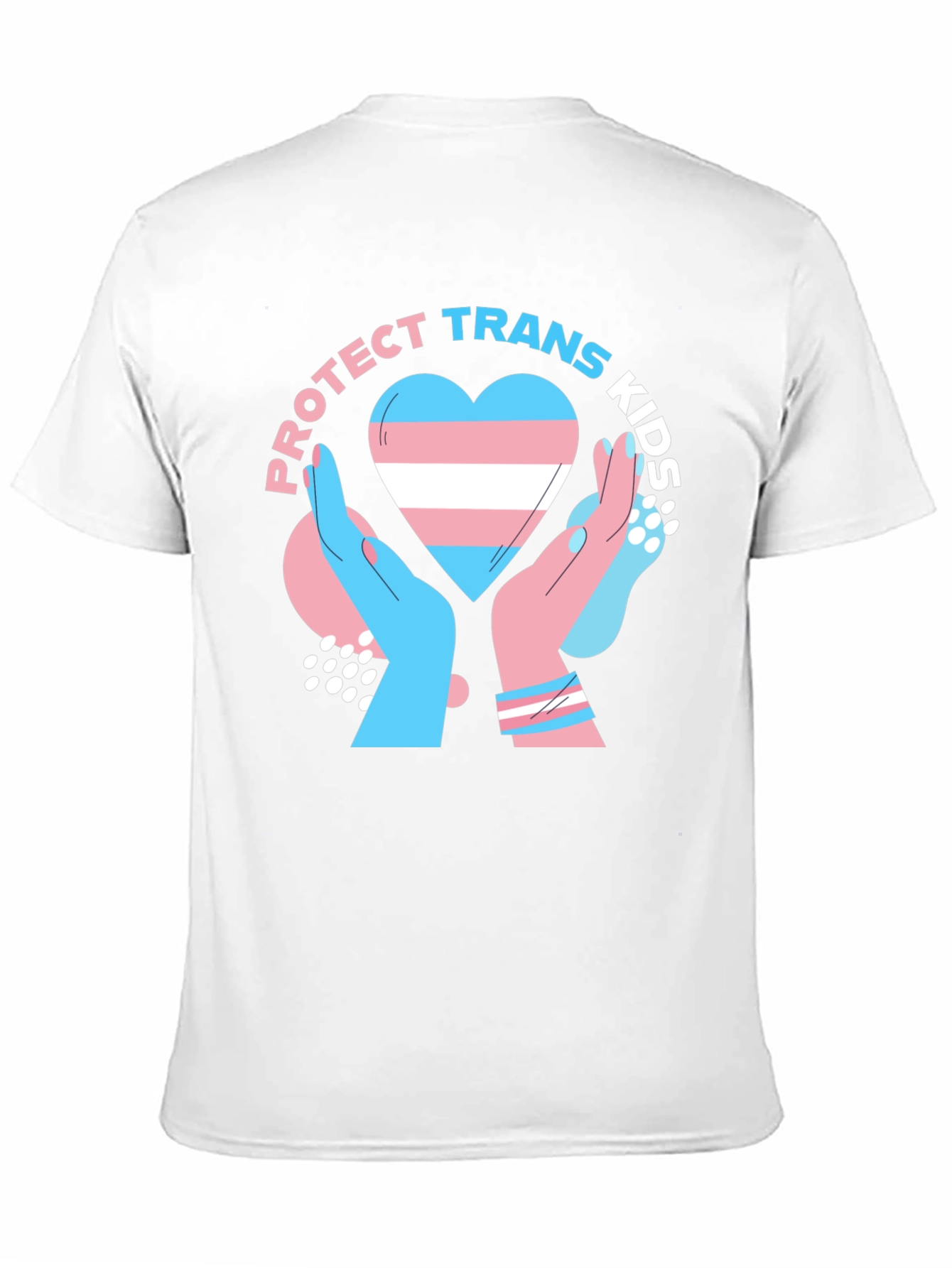 Protect Trans Kids Black Graphic T-Shirt