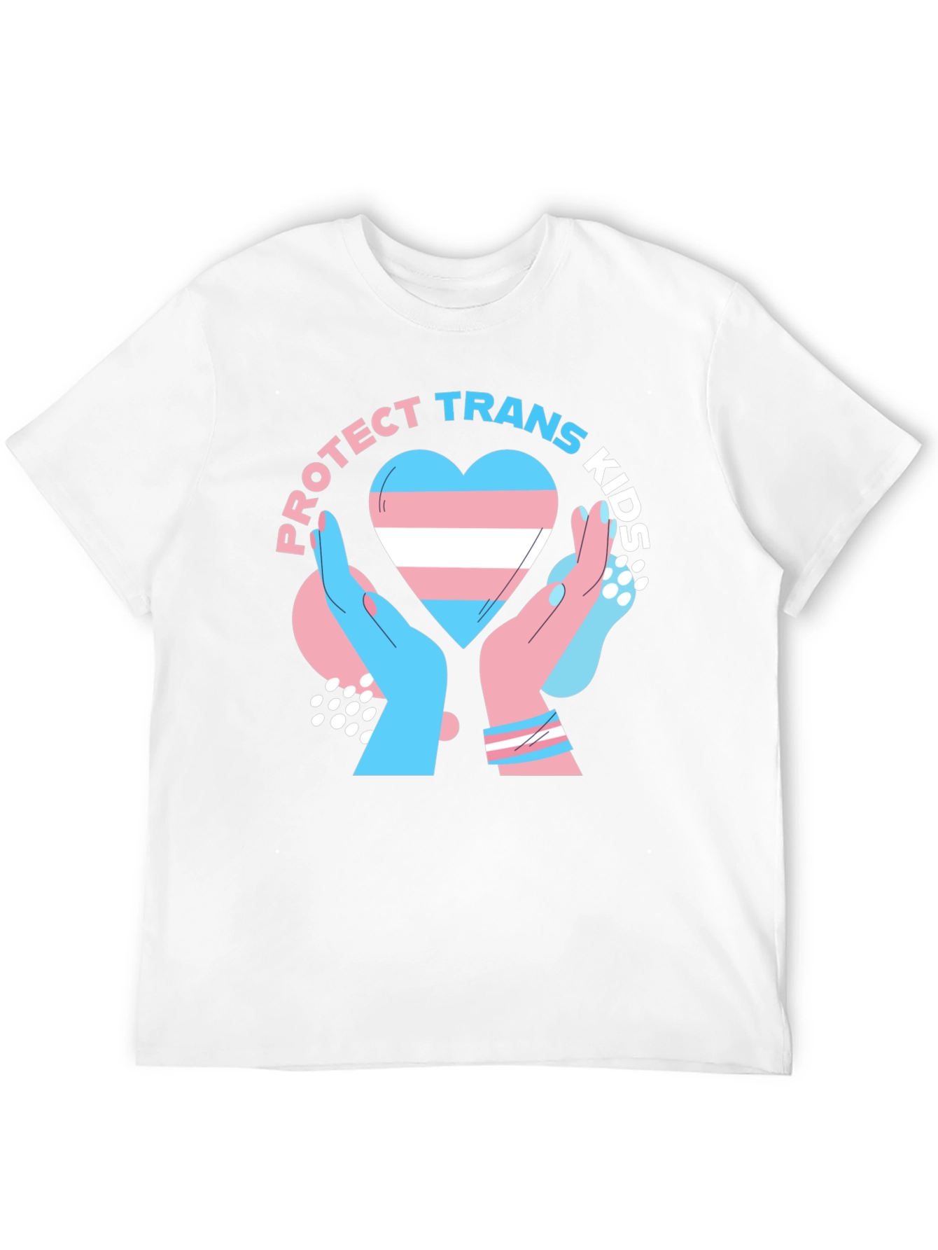 Protect Trans Kids Black Graphic T-Shirt