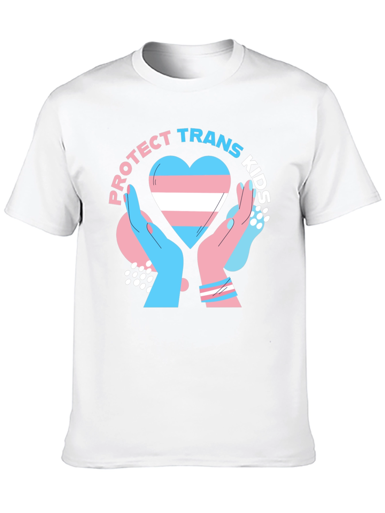Protect Trans Kids Black Graphic T-Shirt