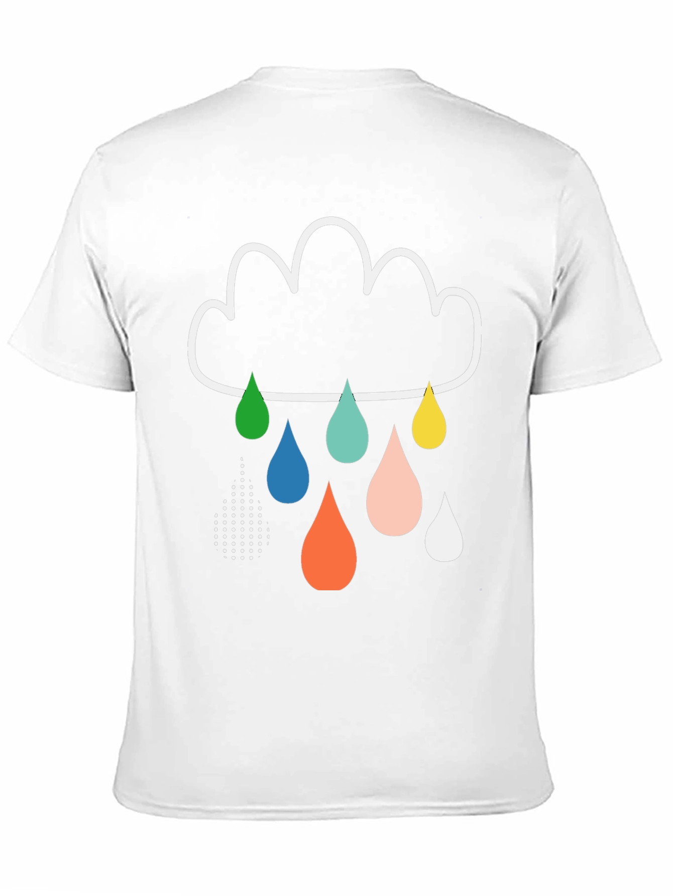 Rain Cloud Graphic Tee - Stylish Mens T-Shirt