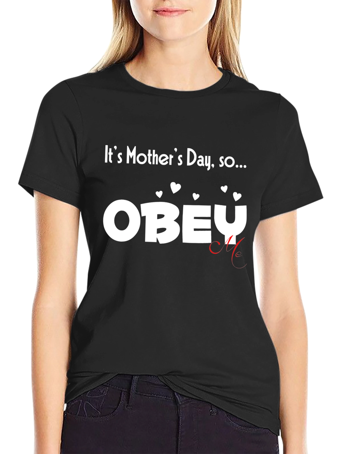 Obey Mothers Day T-Shirt - Black